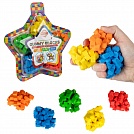 GUMMY BLOCKS Конструктор-пластилин, 5 цветов в наборе (красный, синий, зеленый, жёлтый, оранжевый), в блистере