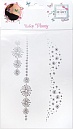 LUKKY FASHION набор тату веснушки, звездочки, цветочки (золото, серебро), 2 вида, 15х21см