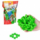 GUMMY BLOCKS Конструктор-пластилин, 1 цвет, зеленый, в zip-пакете 