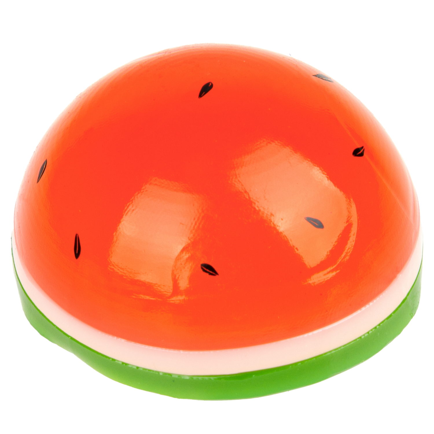 Игрушка-антистресс 1TOY Крутой замес Няшка-вкусняшка арбузный десерт, 7,5х7,5х5см