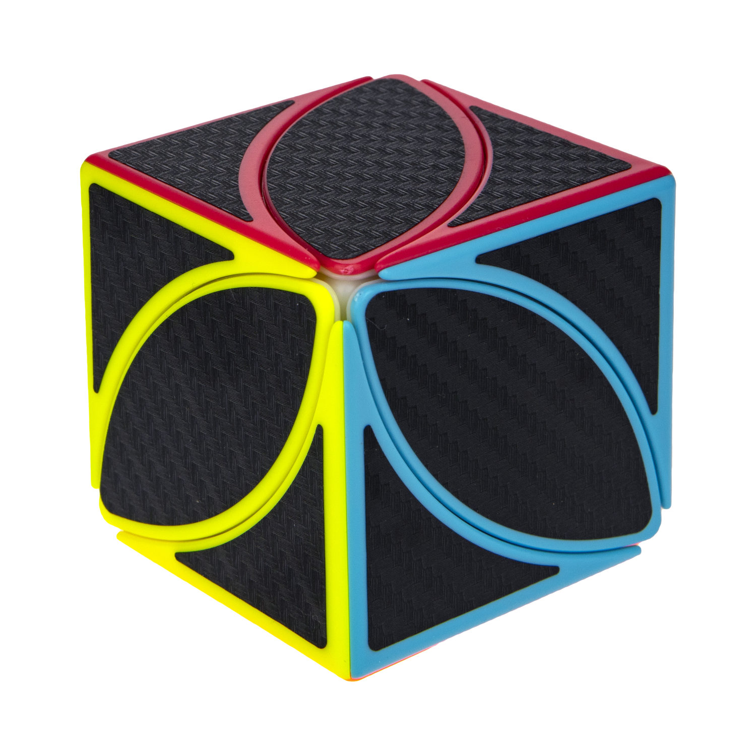 Игрушка прикол-антистресс 1TOY головоломка "Куб карбон", лепестки