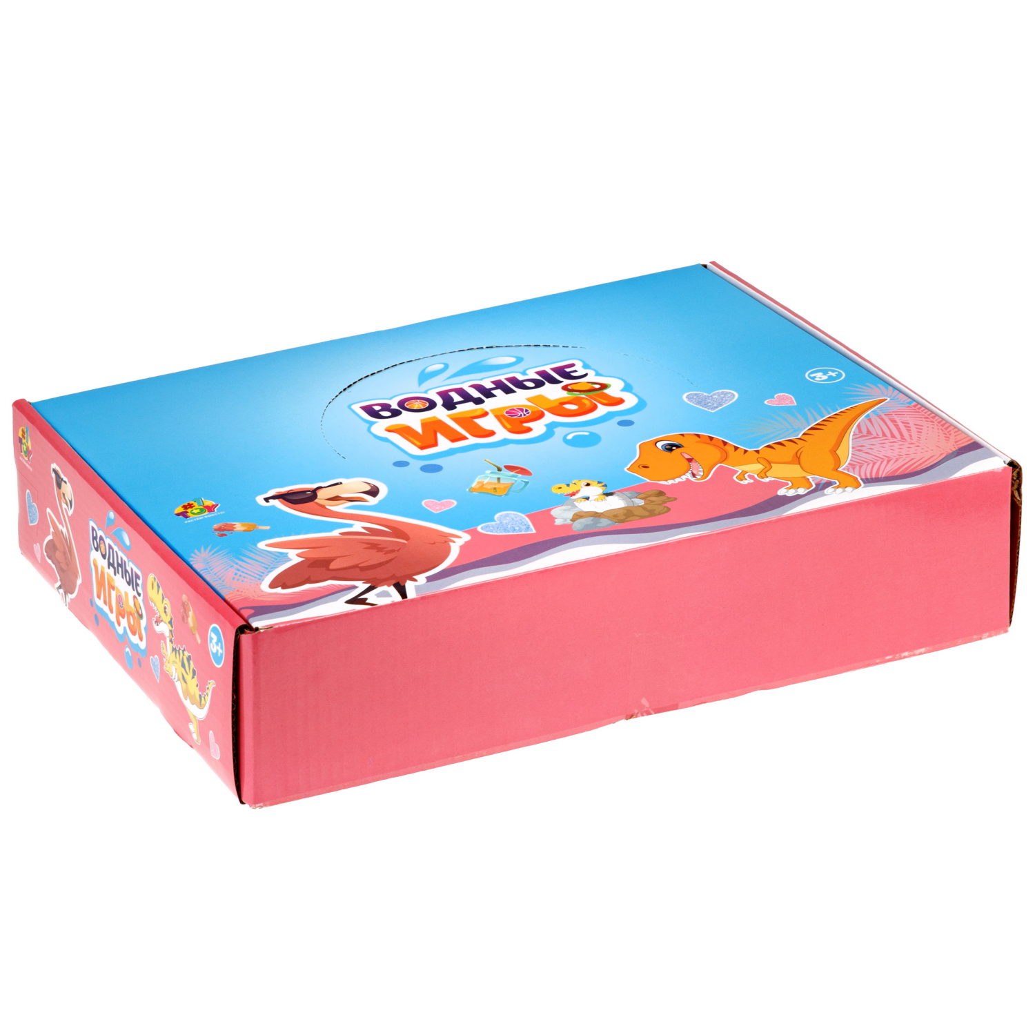 Водный тетрис 1TOY Игра с водой Насади колечки Динозавры, 15,5х7х2 см, 3 вида