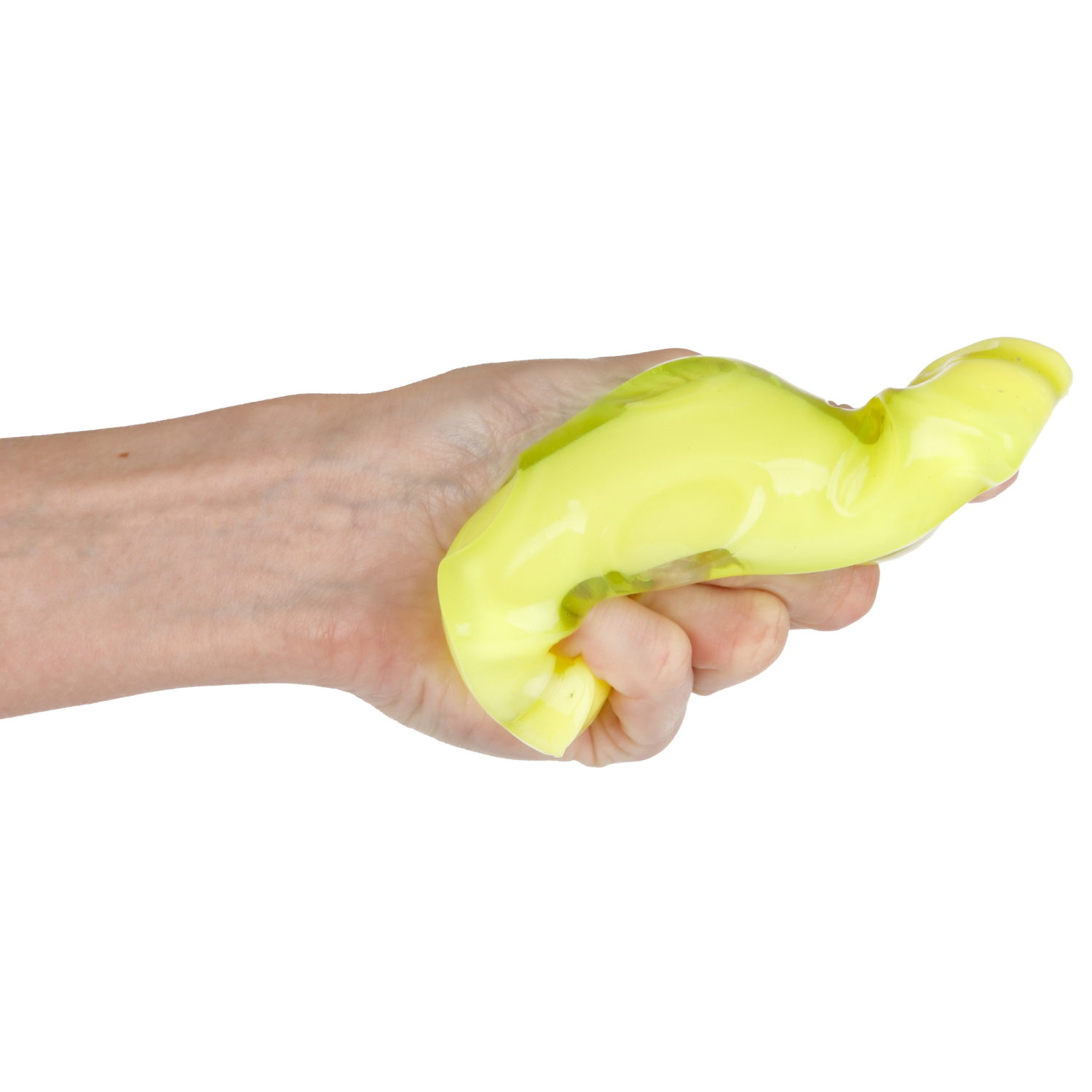 Игрушка-антистресс 1TOY Крутой замес Супергель «Сыр», зеленый