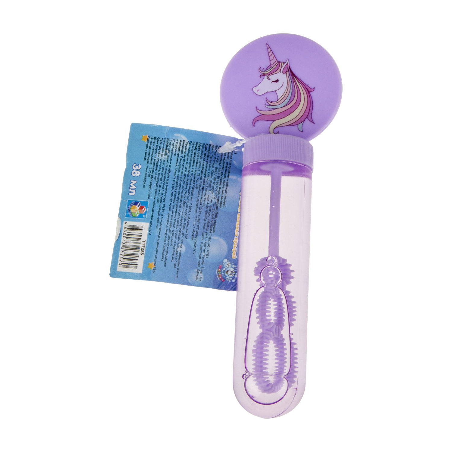 Мыльные пузыри 1TOY "Мы-Шарики!" "Единорог" (38 мл.)