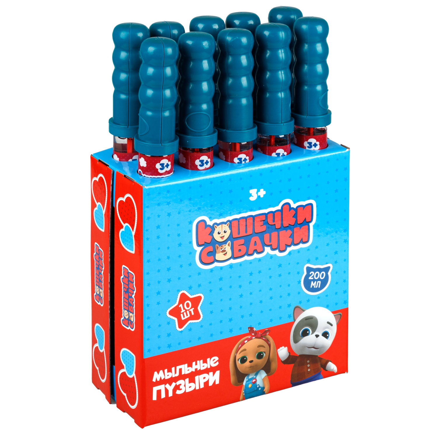 1TOY Кошечки-собачки, мыльные пузыри, 200 мл