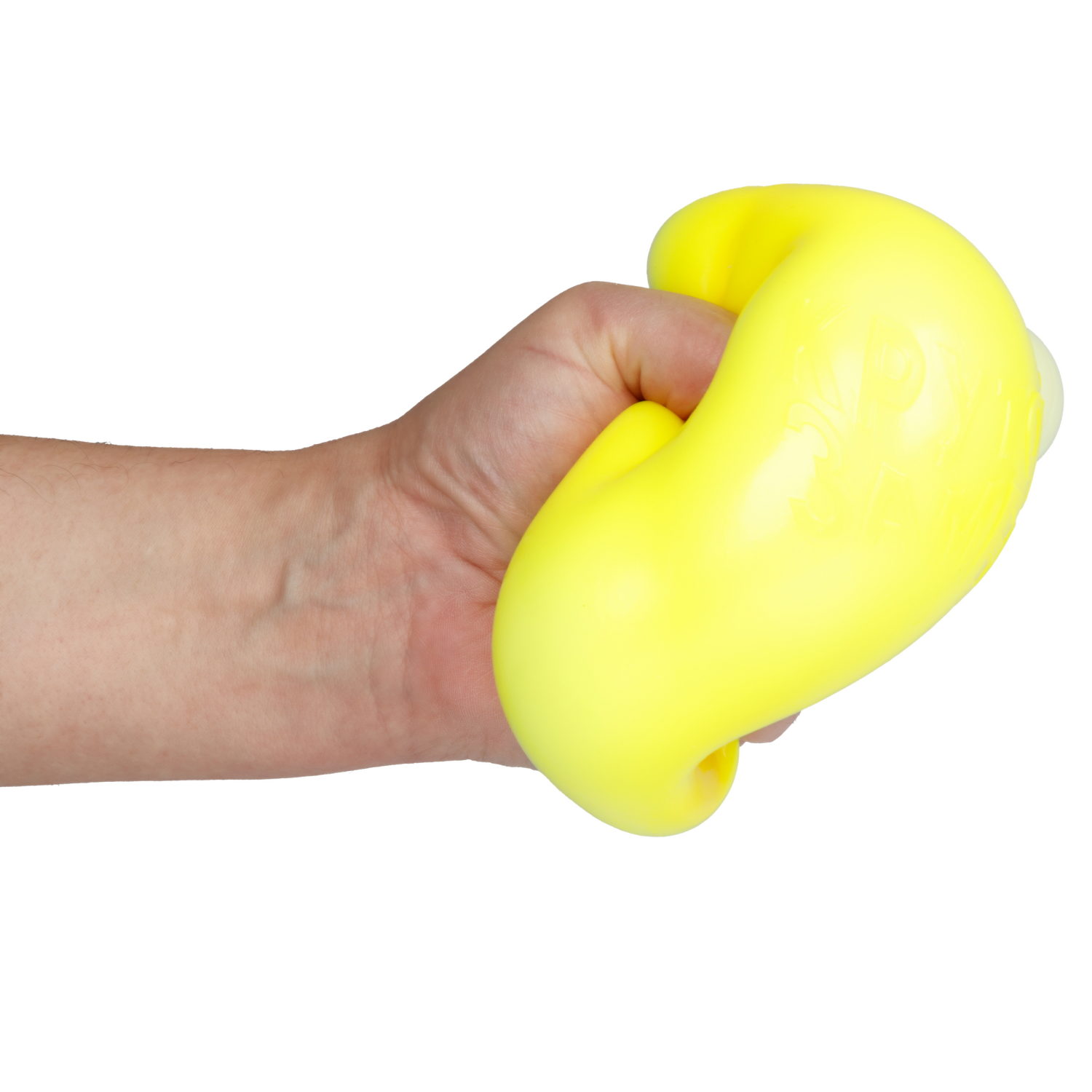 Игрушка-антистресс 1TOY Крутой замес Залиплющ, Плюшар, 10 см, желтый