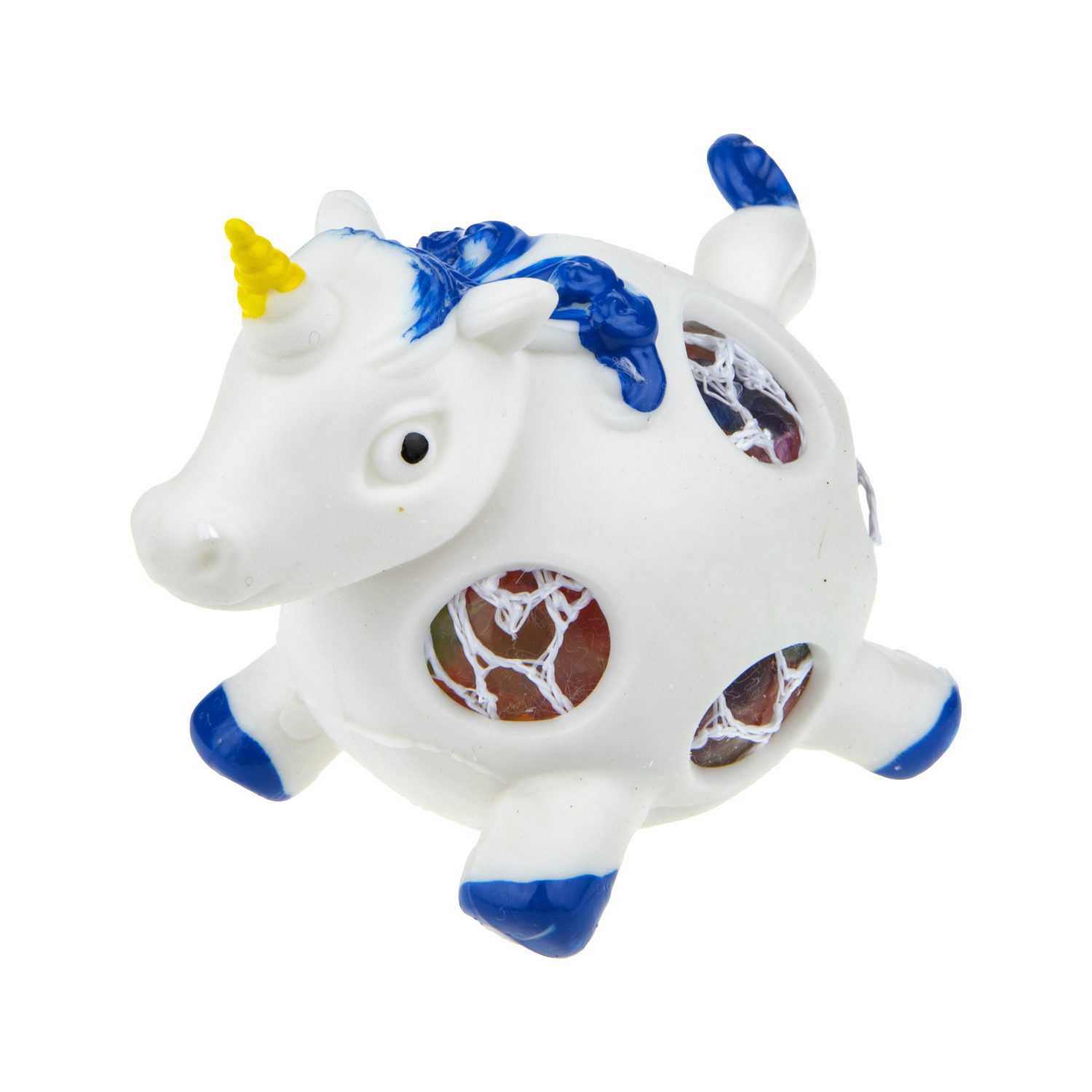 1toy Жмяка единорог с разноцветными шариками