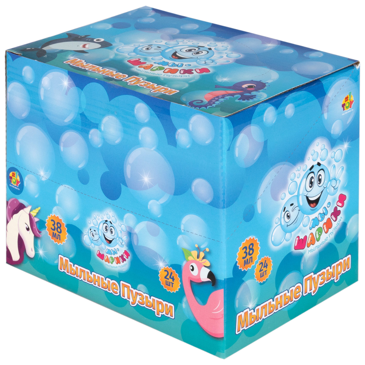 Мыльные пузыри 1TOY Мы-шарики! Динозавр птеродактиль, 38 мл, в ассортименте