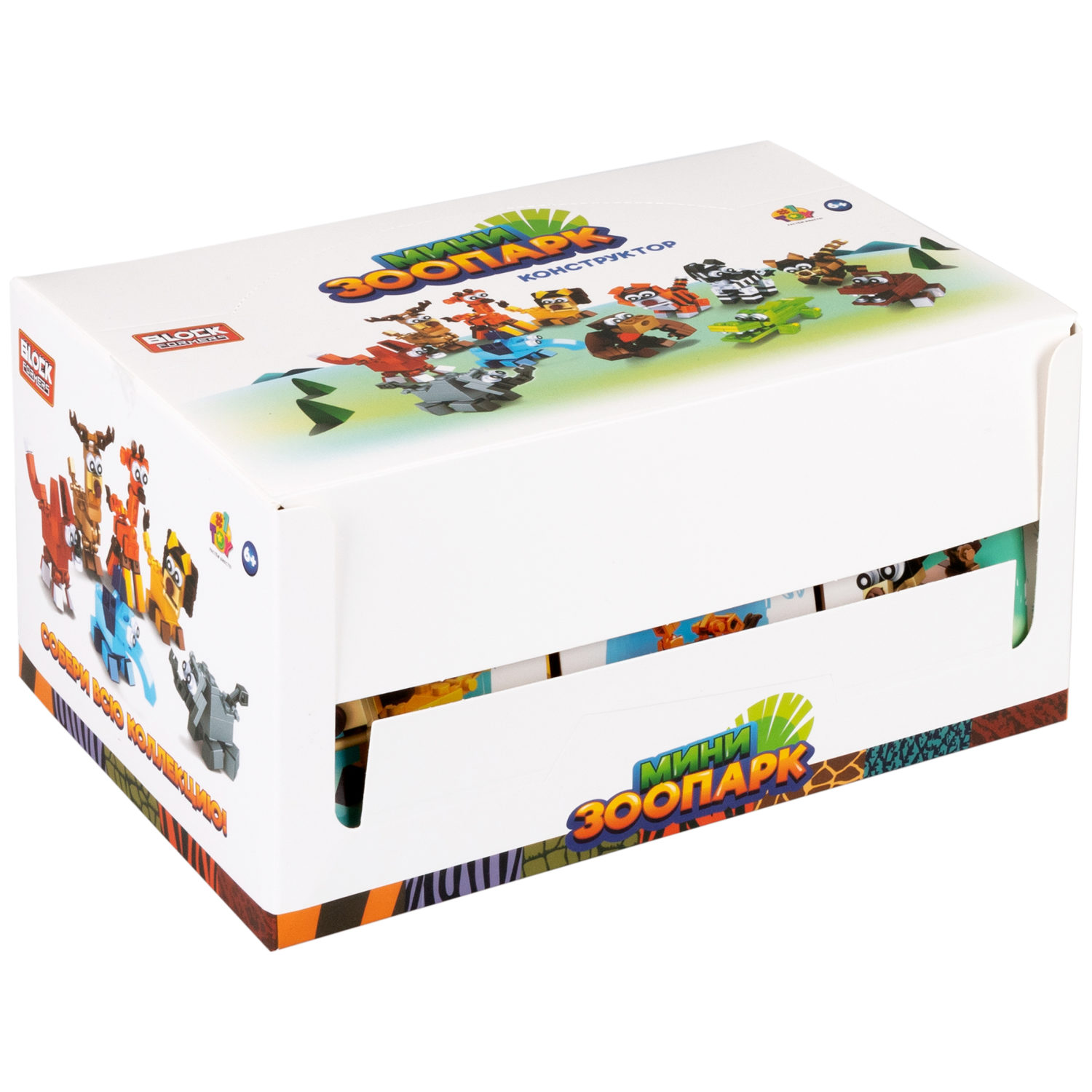 1Toy Blockformers "Мини зоопарк", в ассортименте 12 видов