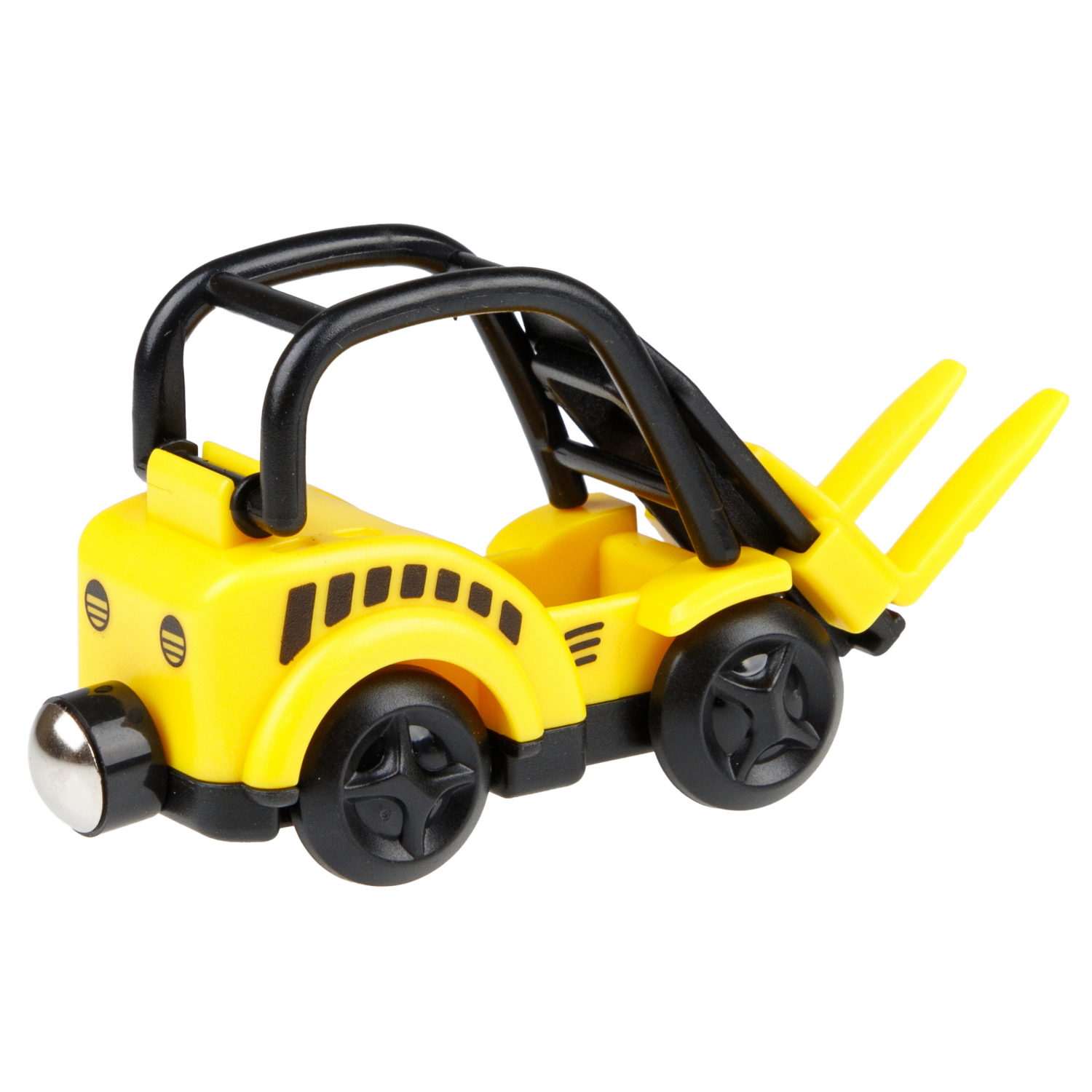 Детская железная дорога с электропоездом 1TOY InterCity, со светом, звуком, паровоз на рельсах, в подарочном наборе, 76 деталей