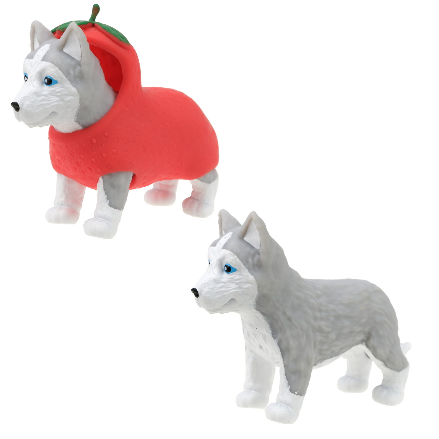 Антистресс игрушка 1TOY Прокачка для собачки серия 3, тянущиеся собачки в костюмчиках, 14 видов, пакет с окном