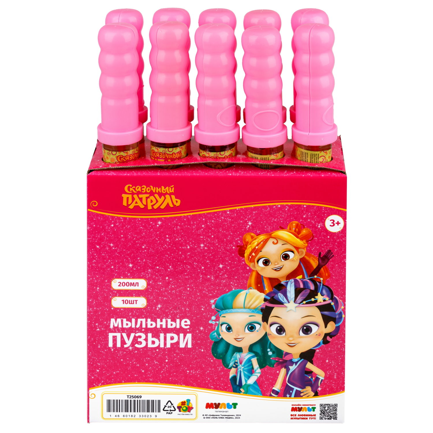 1TOY Сказочный патруль, мыльные пузыри, 200 мл