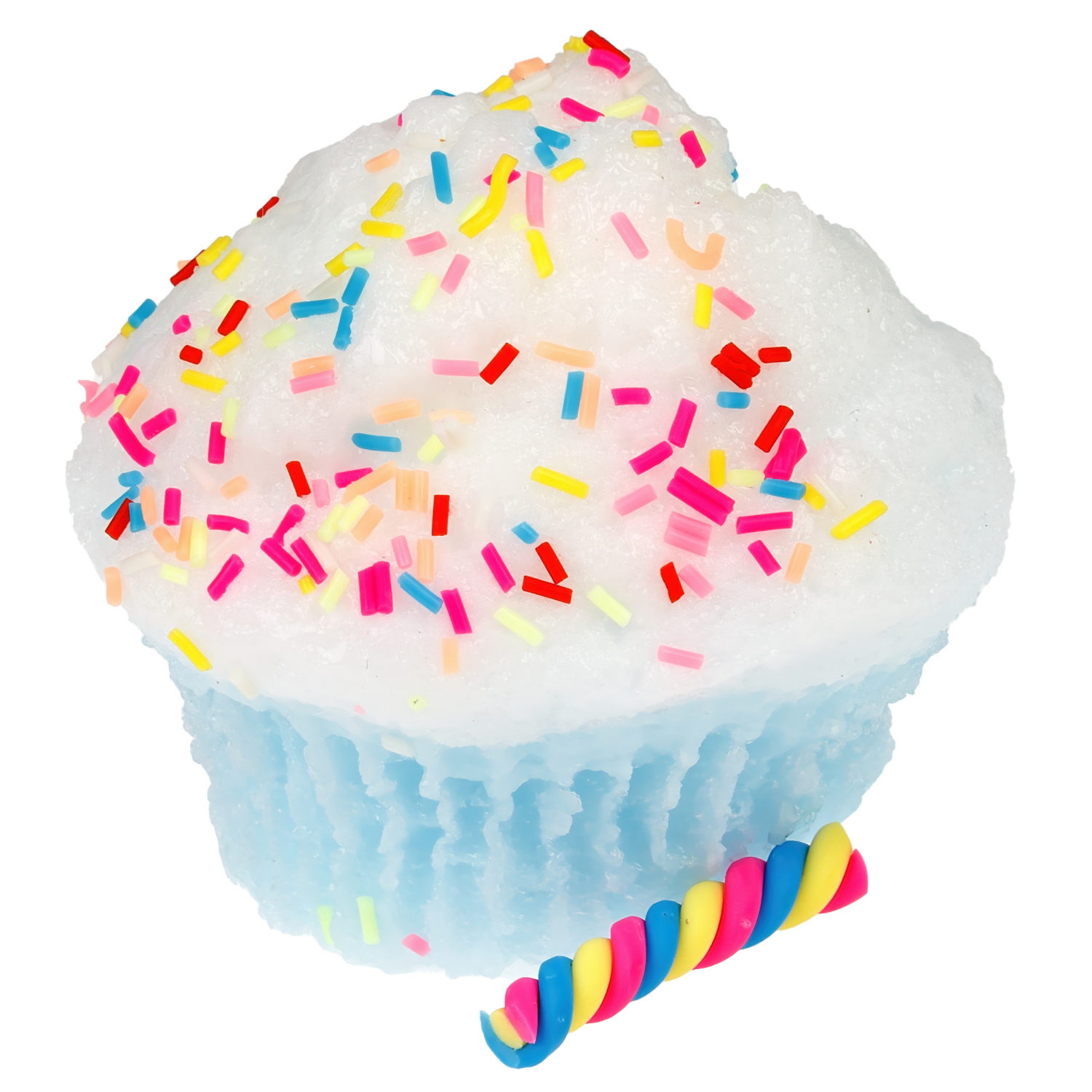 Игрушка-антистресс 1TOY Крутой замес «Няшка-вкусняшка», «Кекс с посыпкой», с колокольчиком, в ассортименте