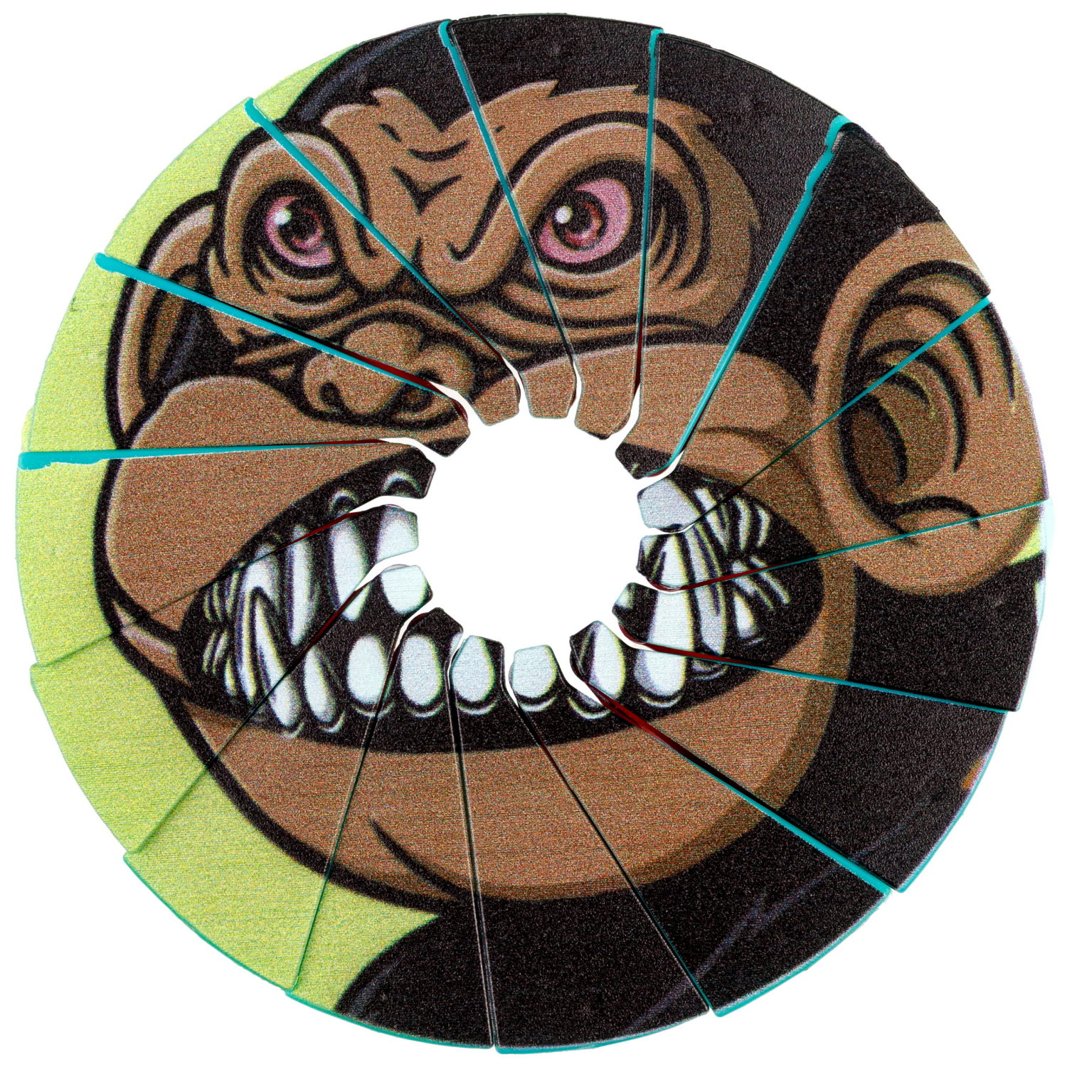 Фрисби складной 1TOY 12/25 см, с принтом, обезьяна