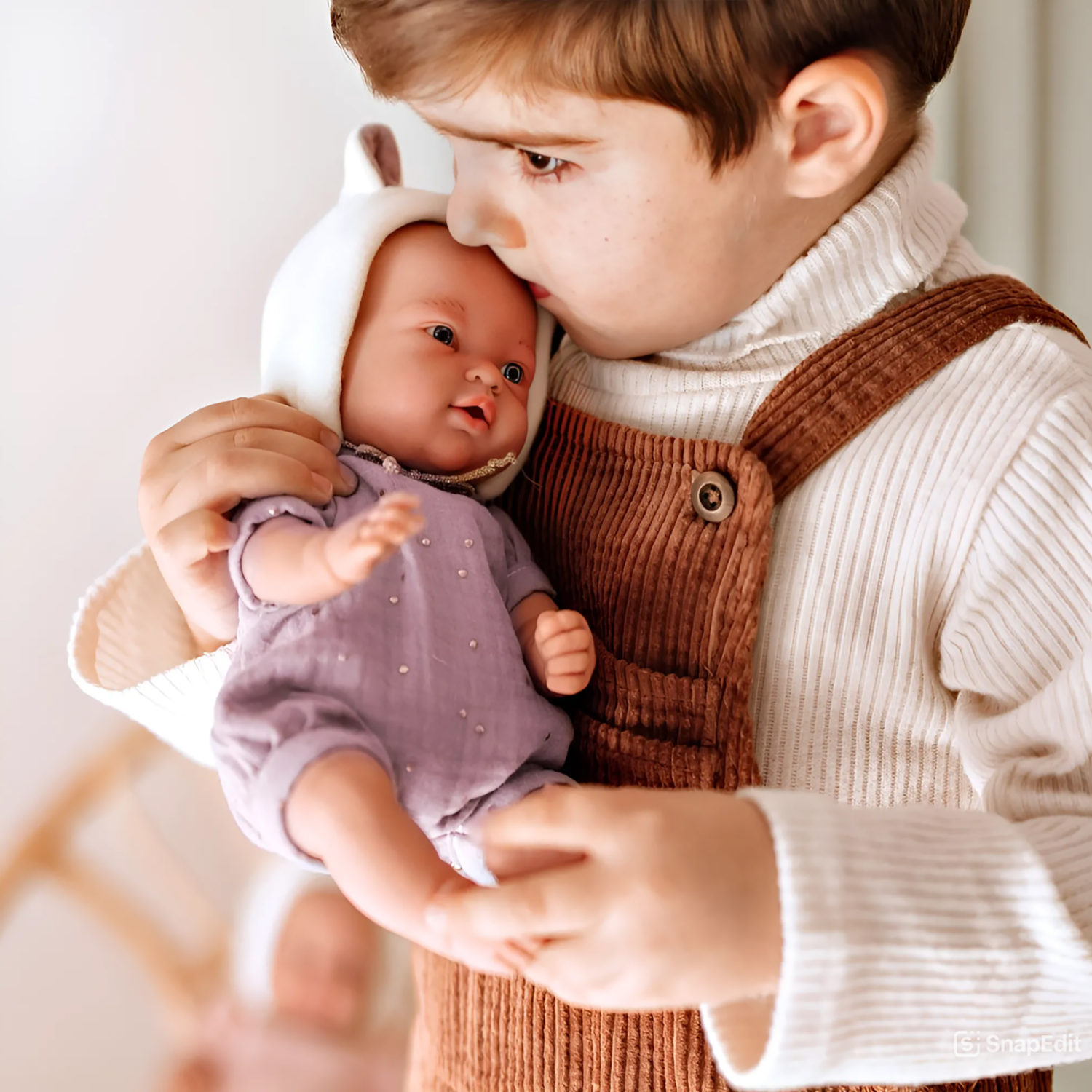 Кукла реборн 28 см ARIAS EXPOSITOR испанская, мягкая с виниловыми конечностями, реалистичная, младенец