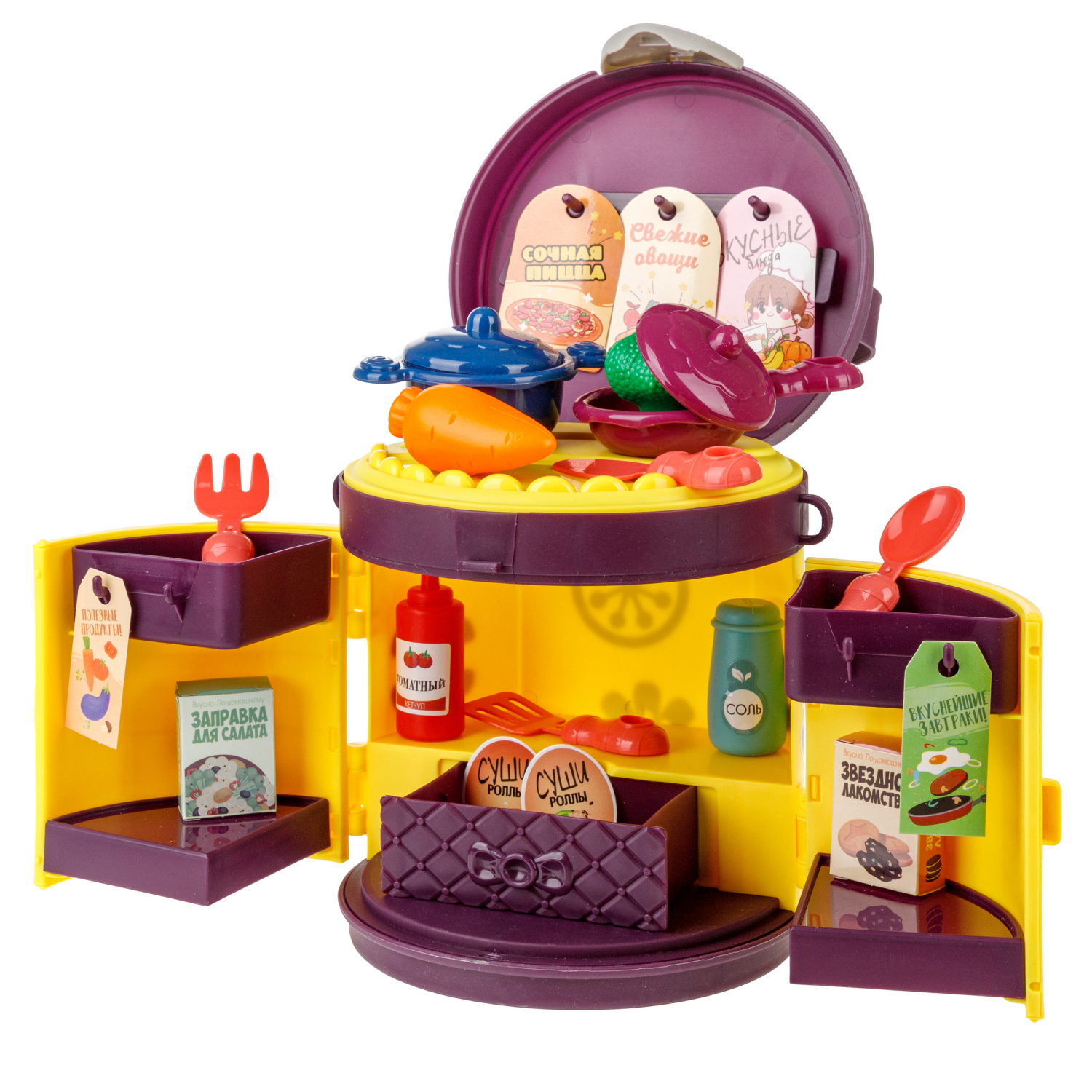 1TOY Модный стиль "Домохозяйка" игровой набор в сумке, 30 предметов