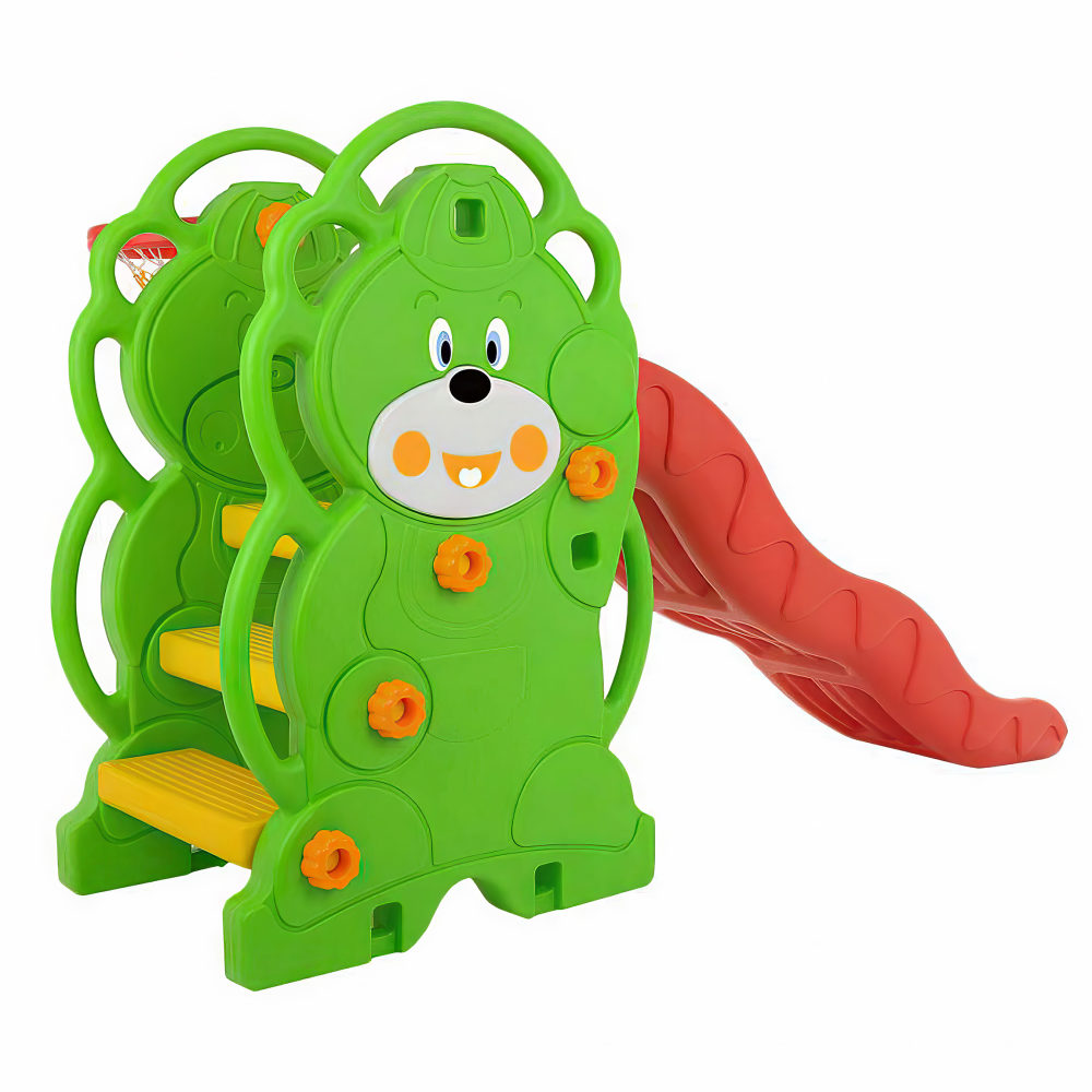 Горка детская с кольцом BabyStyle "Мишка" 168х86х114 см