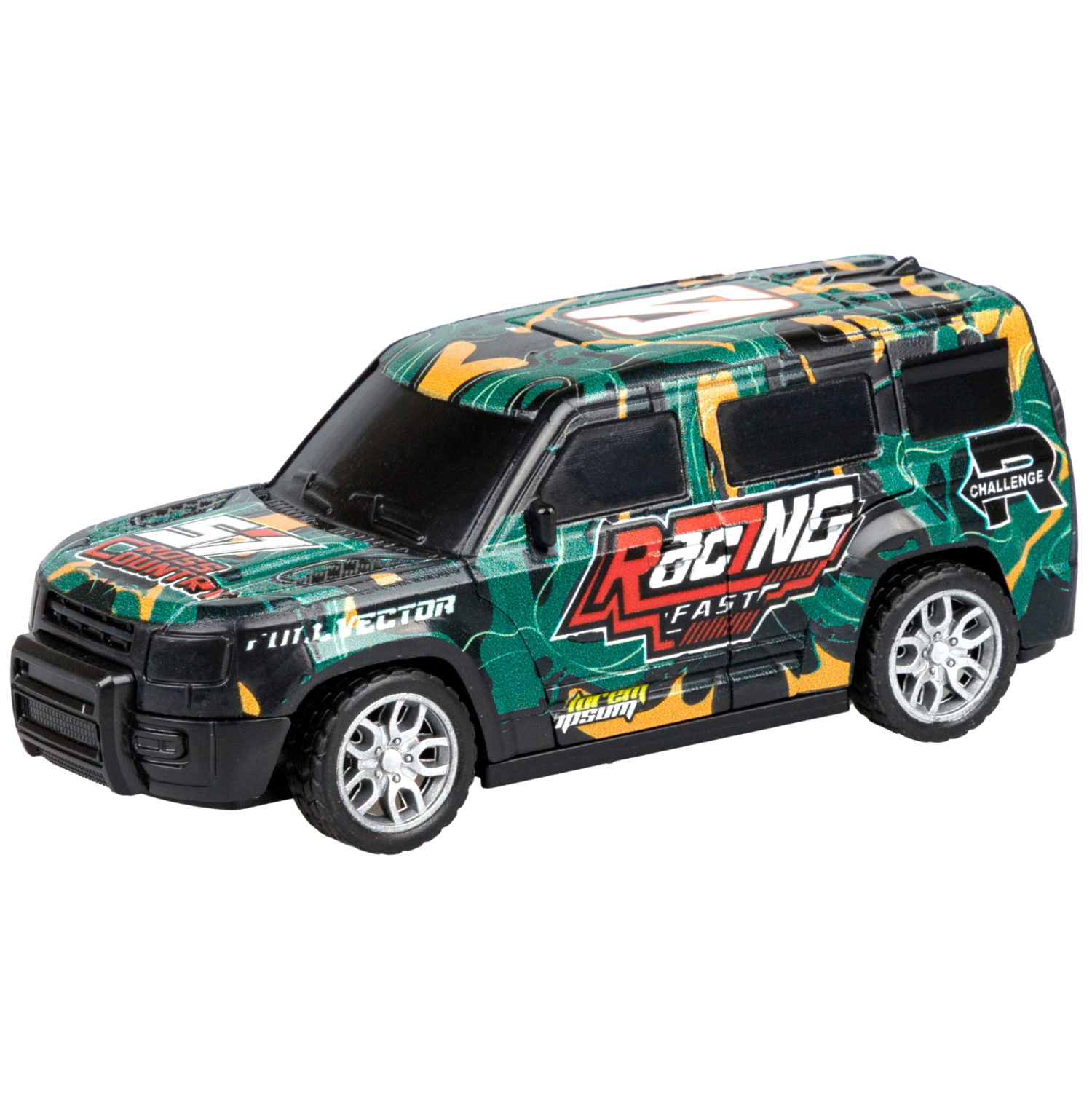 Машинка инерционная 2в1 1TOY CrashFest II , разборная, 13 см, 4 вида