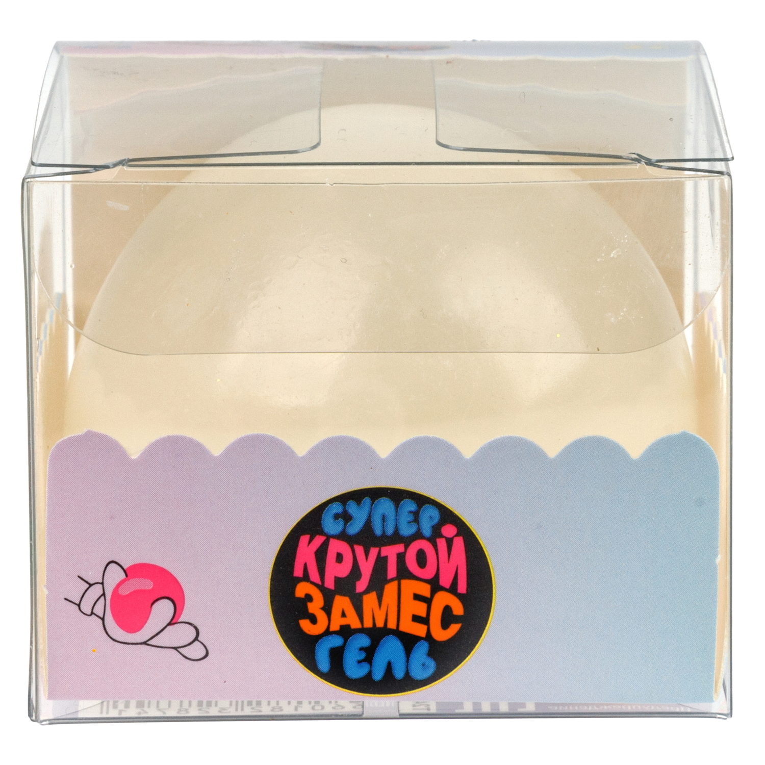 1toy Крутой замес Супергель шар матовый, 6 цветов в ассортименте, 6 см