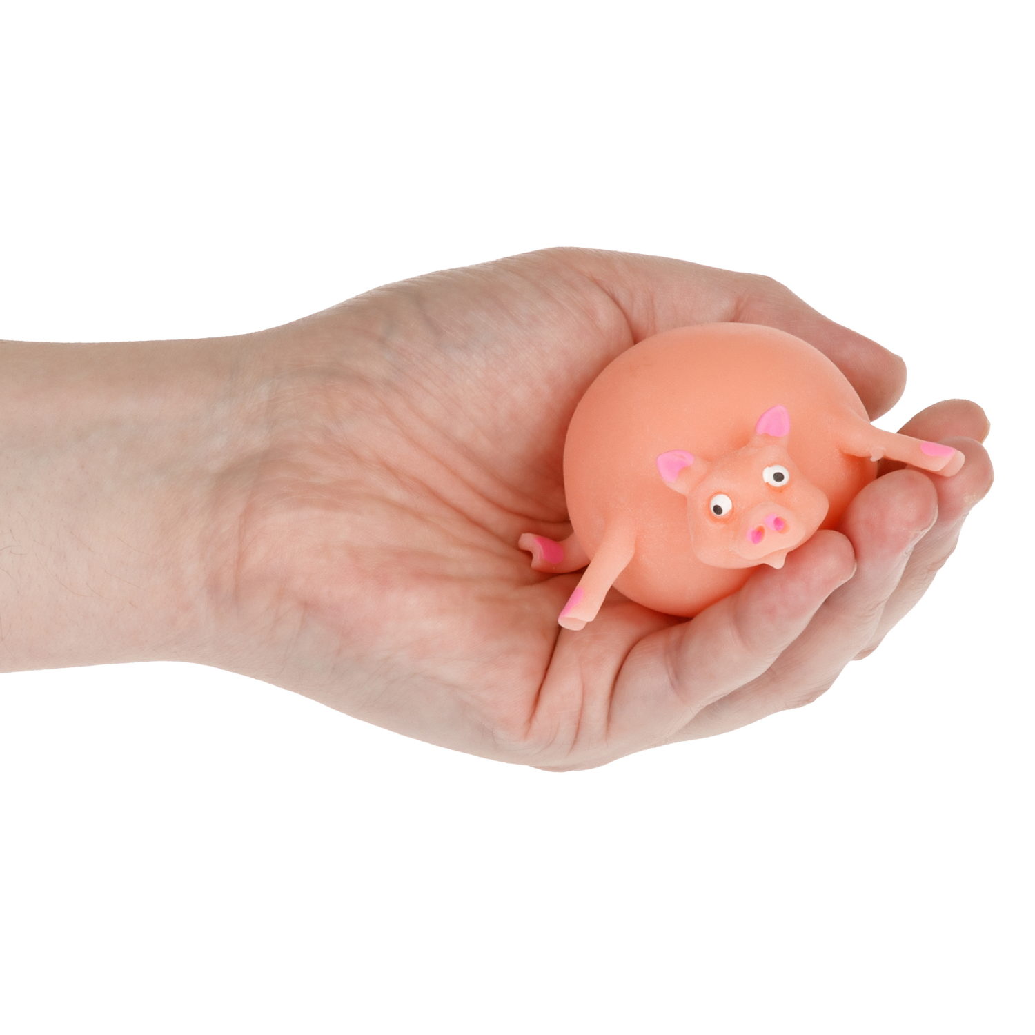 Игрушка ДУТИКИ 1TOY Животные, максимальный размер 30 см, свинья