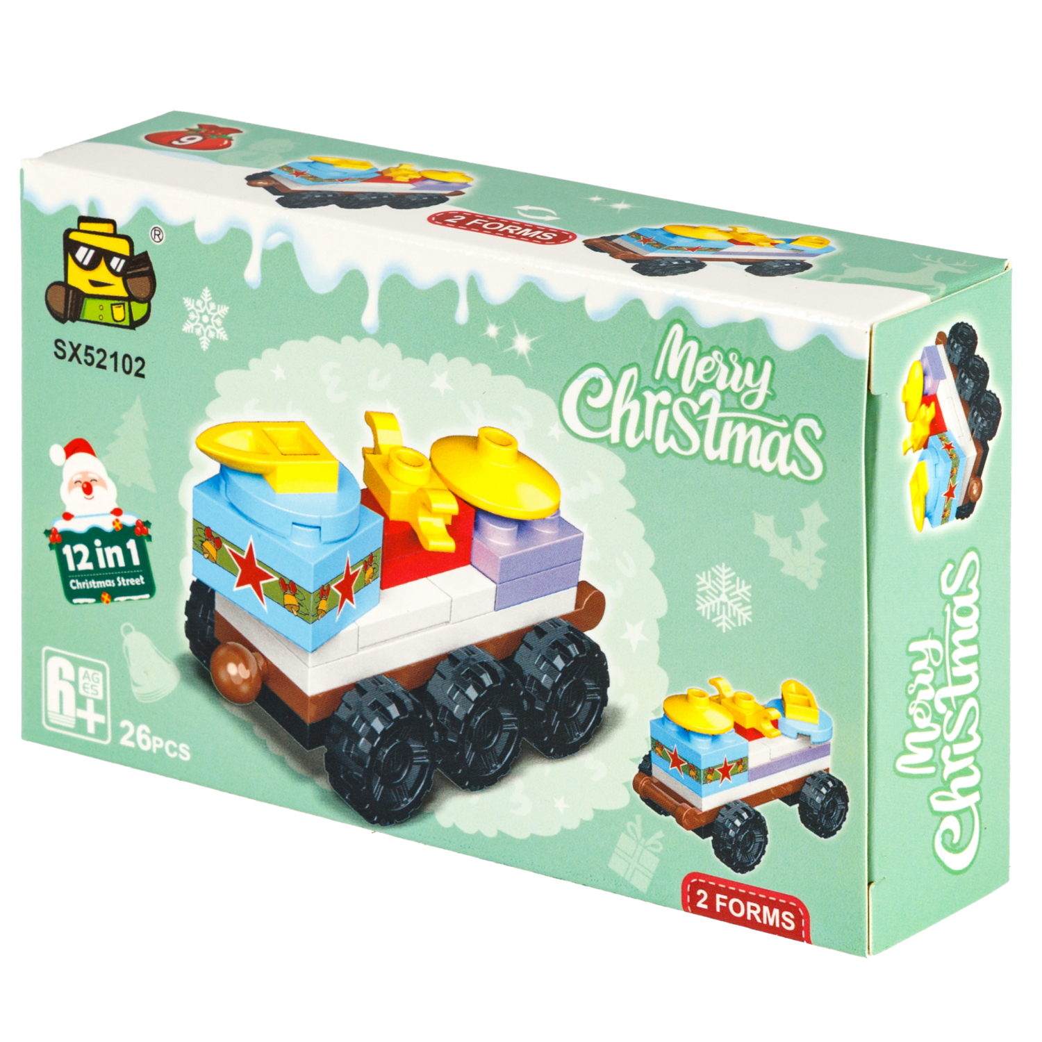 Конструктор 1TOY Blockformers С Новым годом! 12 видов, от 23 до 29 деталей