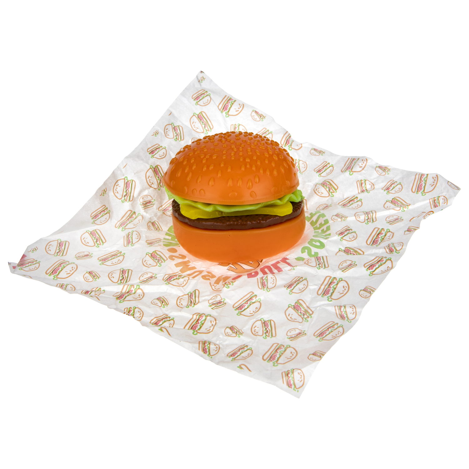 Игрушка-антистресс для рук 1TOY Крутой замес Бургер