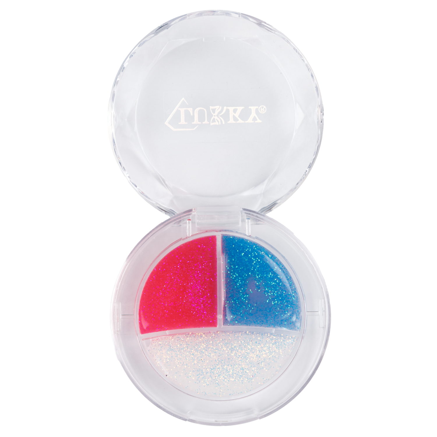 Гель-тени для век с блёстками Lukky Diamond Color Pastel, 3 цвета, 3,6 г