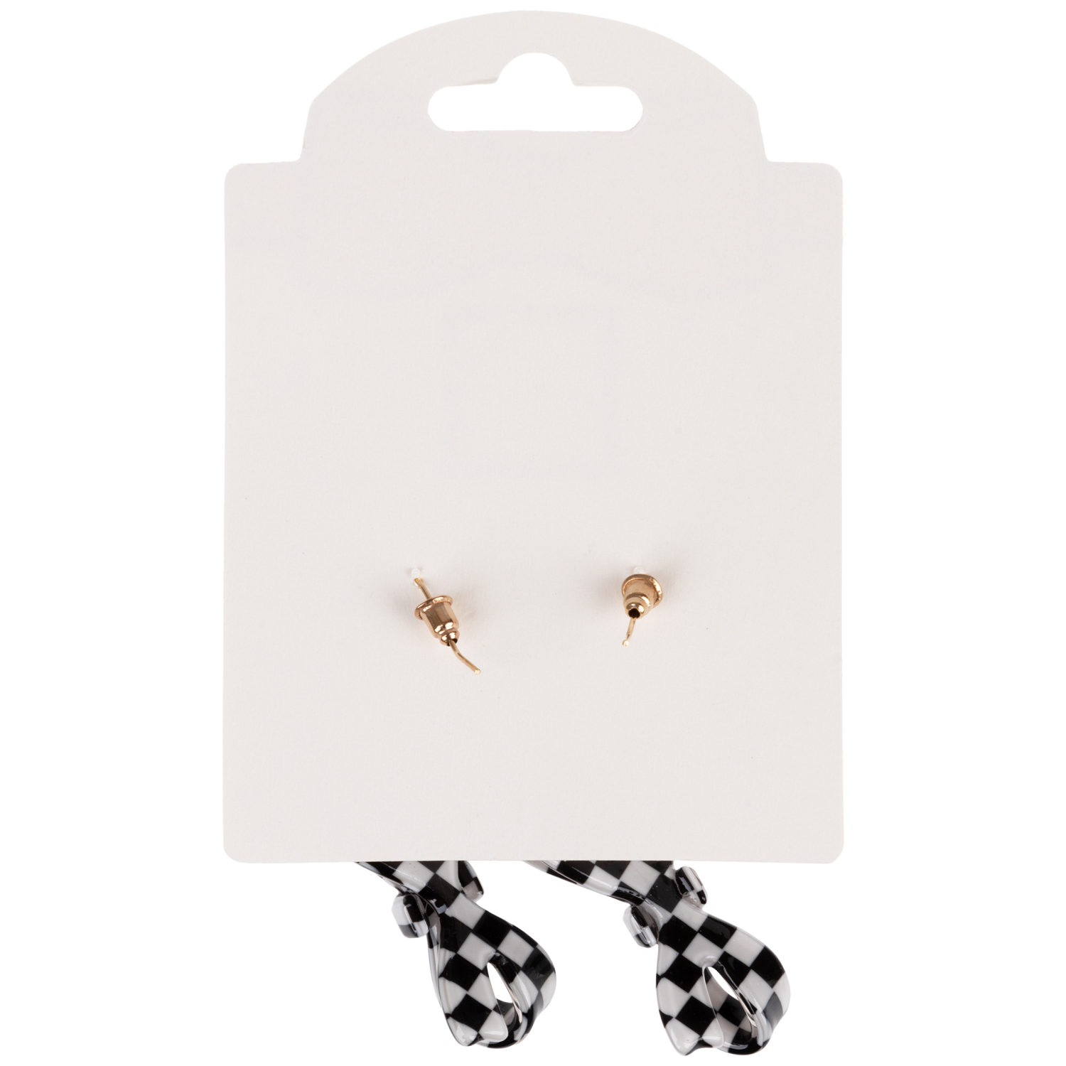 Серьги Lukky Fashion "Шашки-бантики" с подвесками