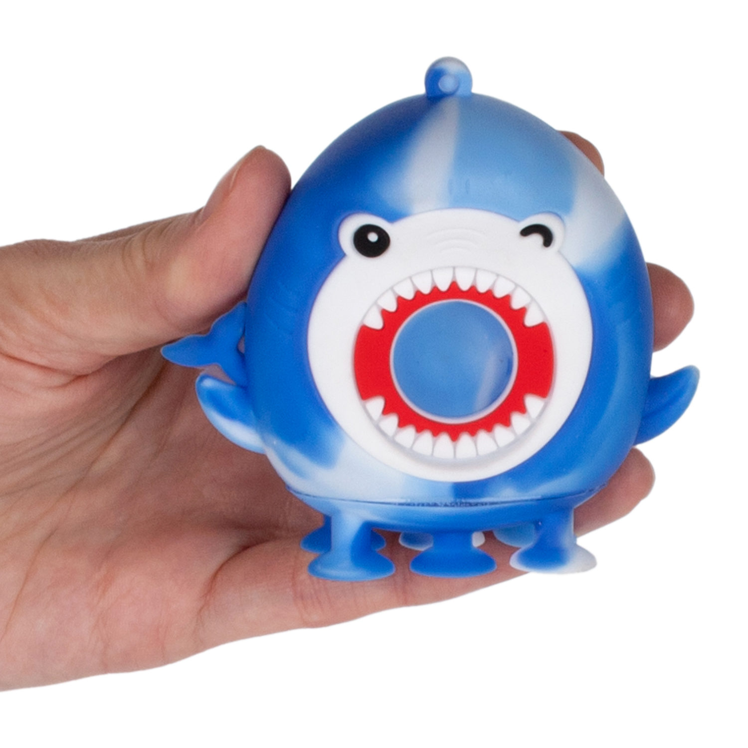 1TOY Жмяка Hit Pop It "Акулы" на присосках 8,5х4х7 см, 4 вида в ассортименте