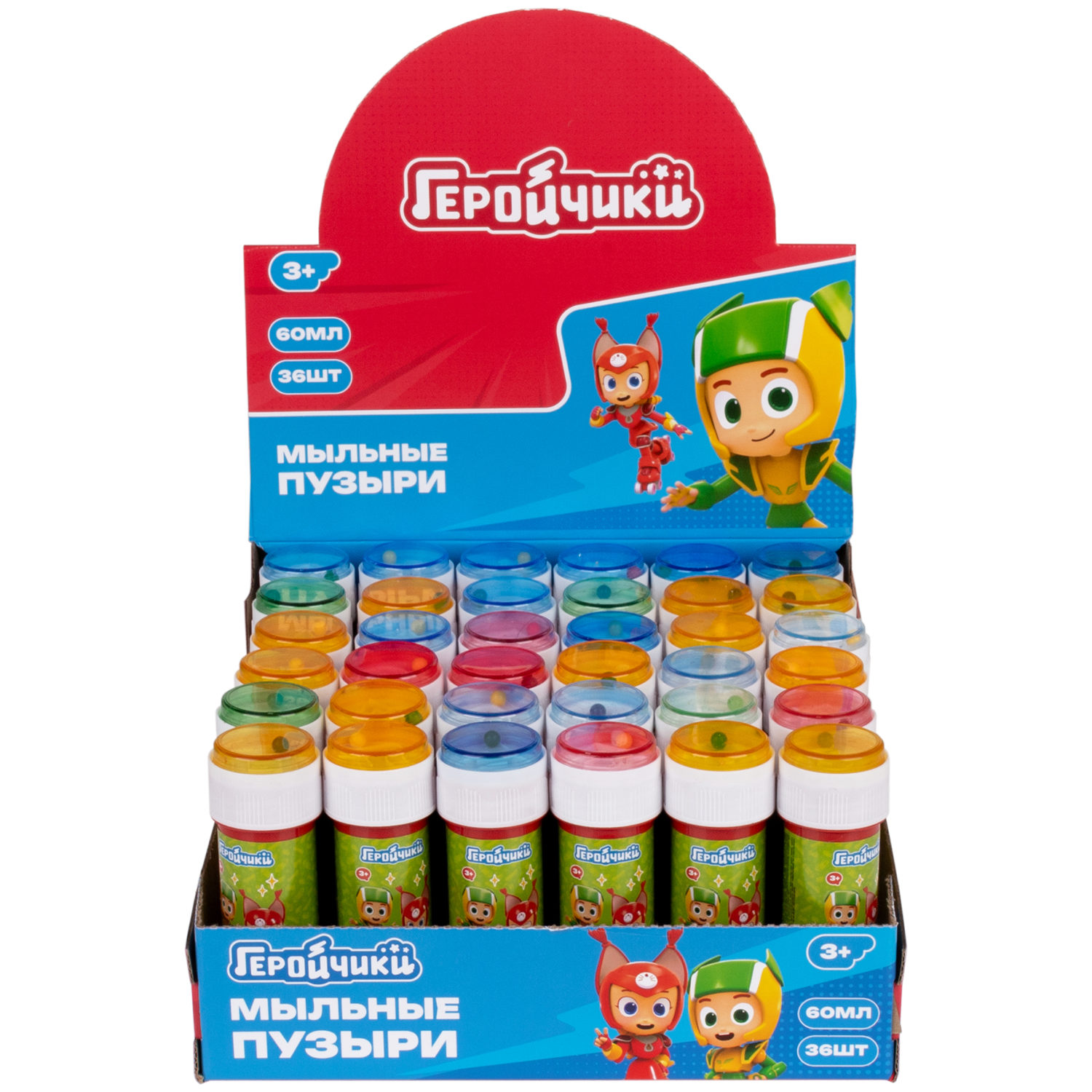 1TOY Геройчики, мыльные пузыри, 60 мл