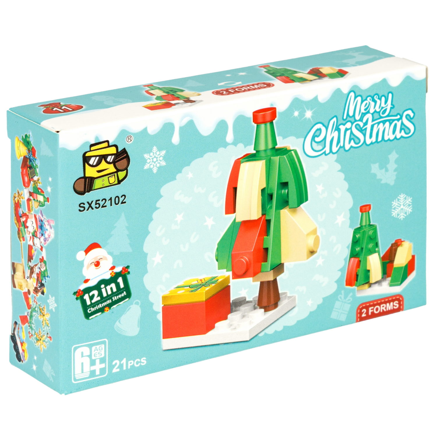 Конструктор 1TOY Blockformers С Новым годом! 12 видов, от 23 до 29 деталей