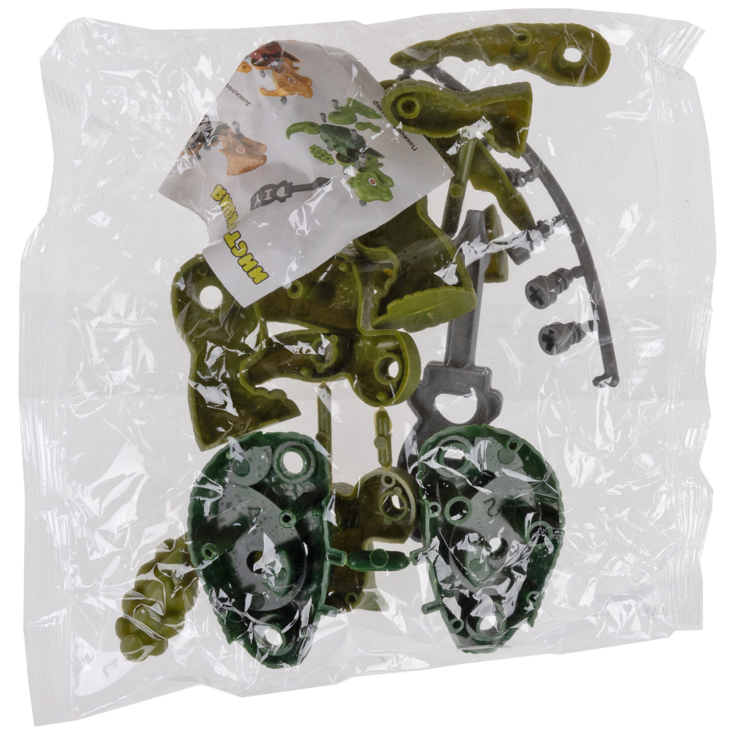 Конструктор 1TOY Динопарк "Клетка с динозавром", с отверткой, винтовой