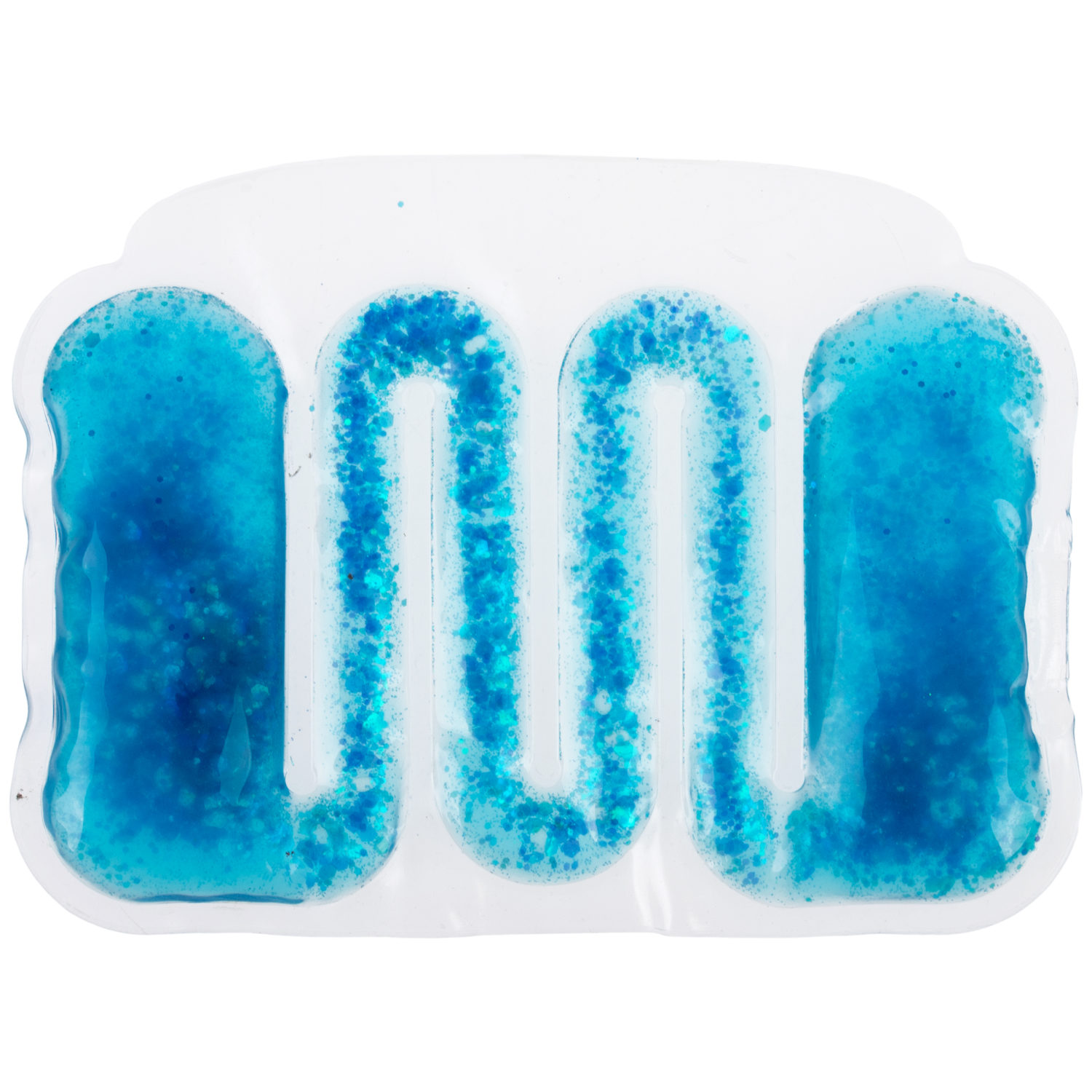 Акватубики переливайка 1TOY скользун с водой внутри, антистресс для рук, жмякалка, 4 цвета в ассортименте