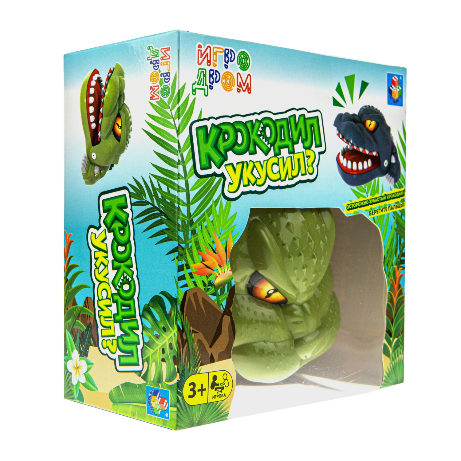 Настольная игра 1TOY Игродром Крокодил укусил?