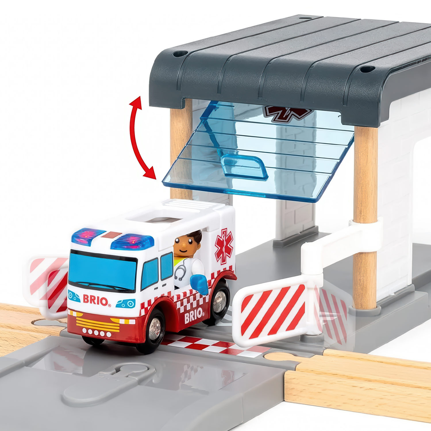 Деревянная железная дорога BRIO "Спасатели Deluxe"