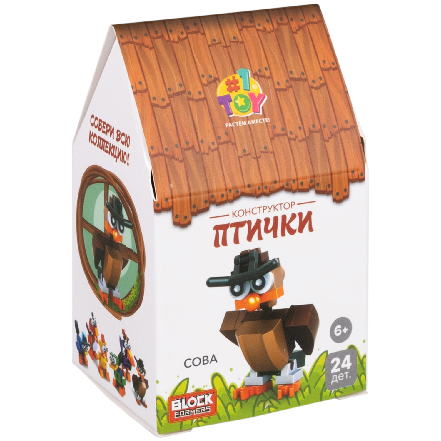 1Toy Blockformers "Птички", в ассортименте 6 видов