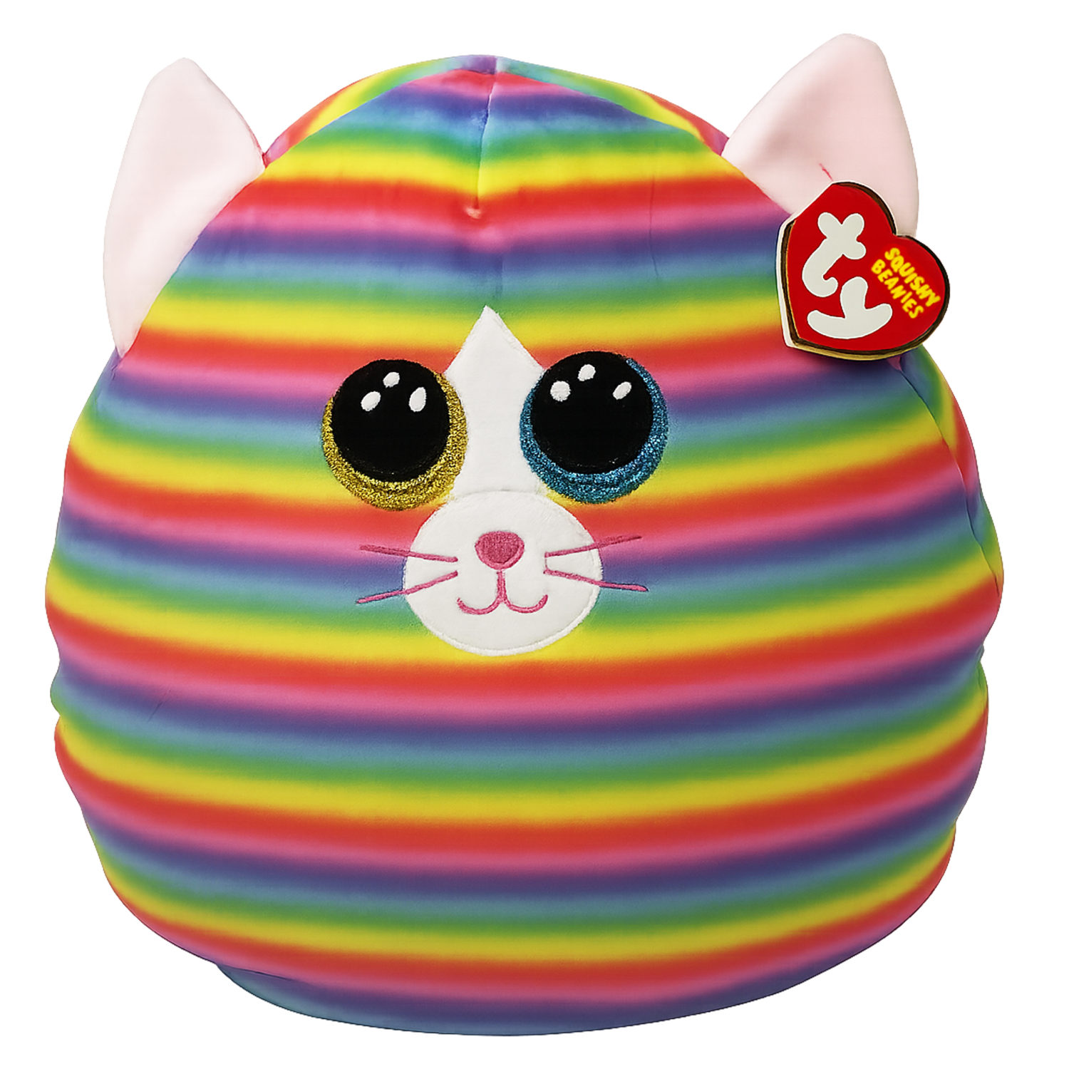 Мягкая игрушка TY Squish-A-Boos Кошка Heather, 35 см