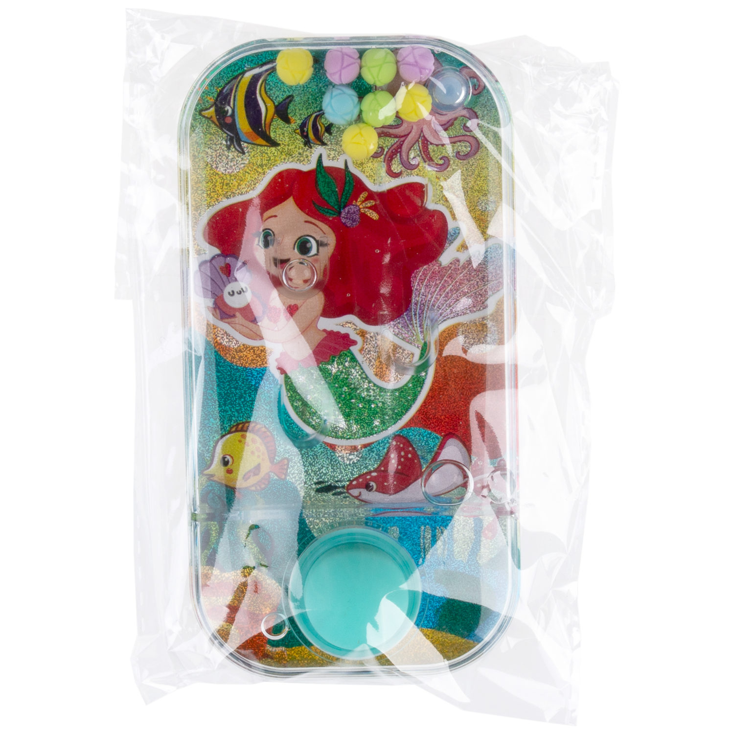 1TOY Игра с водой забрось мячики русалочки, 3 вида в асс. 11,5*6*2см, 24 шт в дисплей боксе