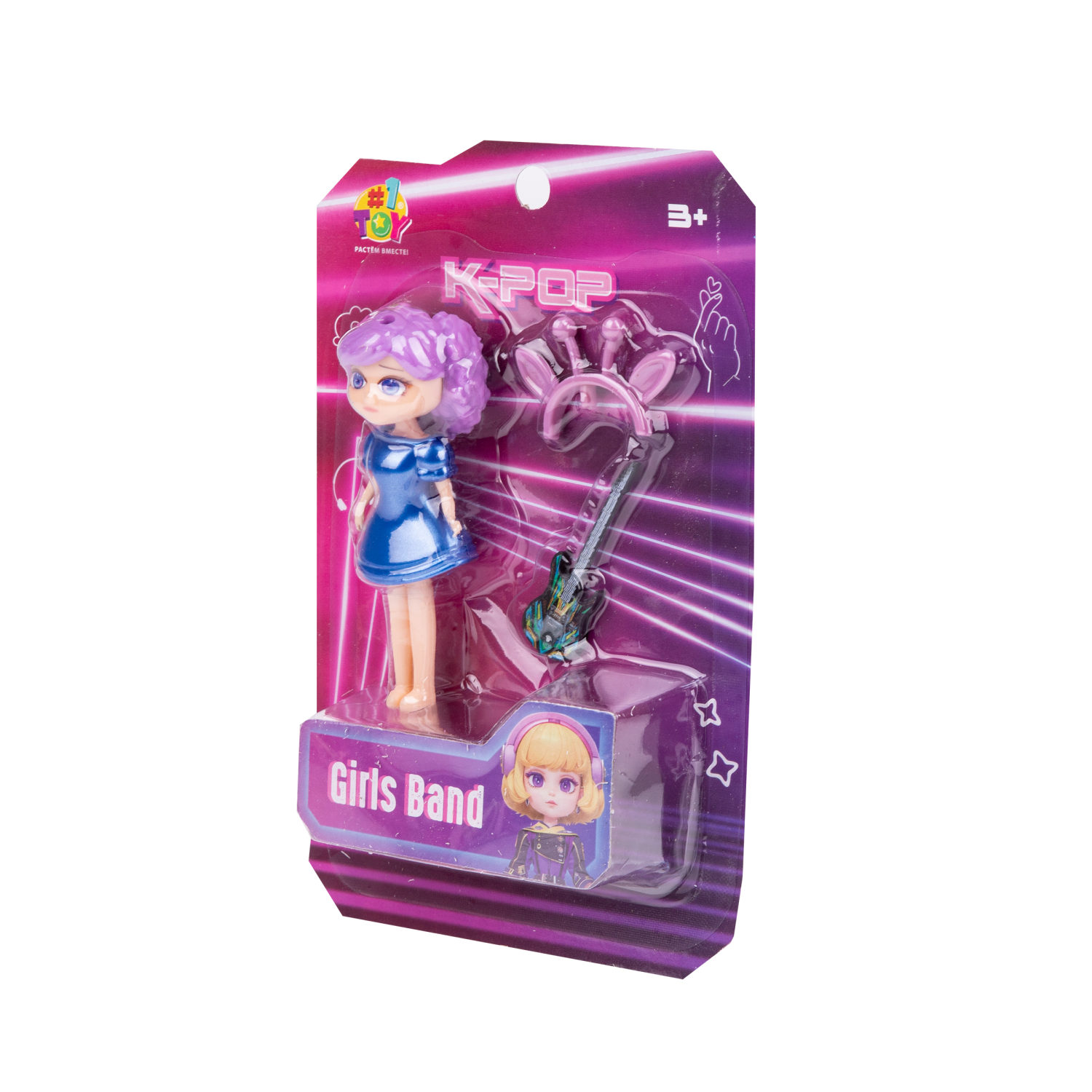 1TOY K-POP Girls band Кукла с муз.инструментом и аксессуарами, в асс.12 видов
