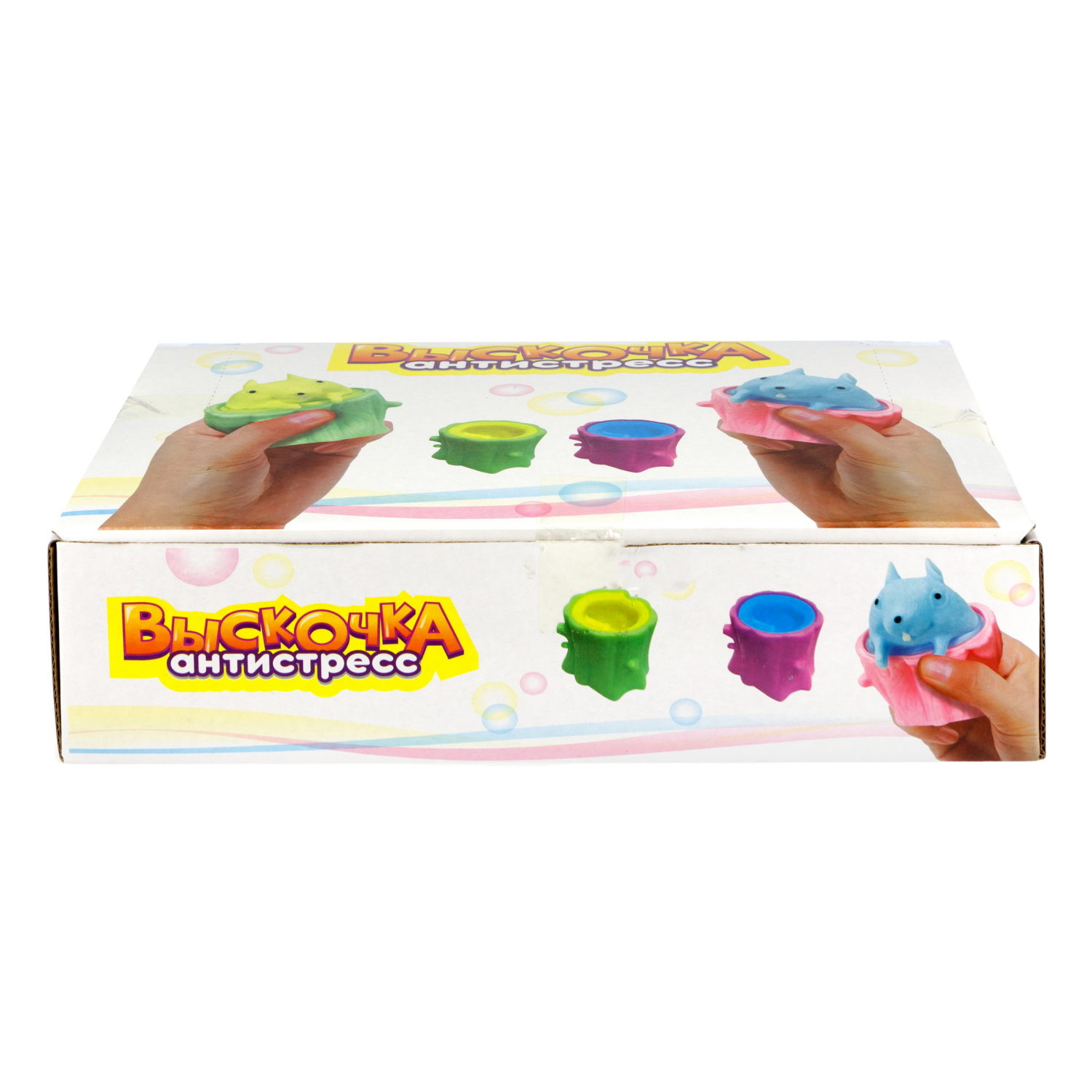 1Toy Жмяка "Выскочка. Бурундук" 5х6х7 см, 12 шт. в д/б