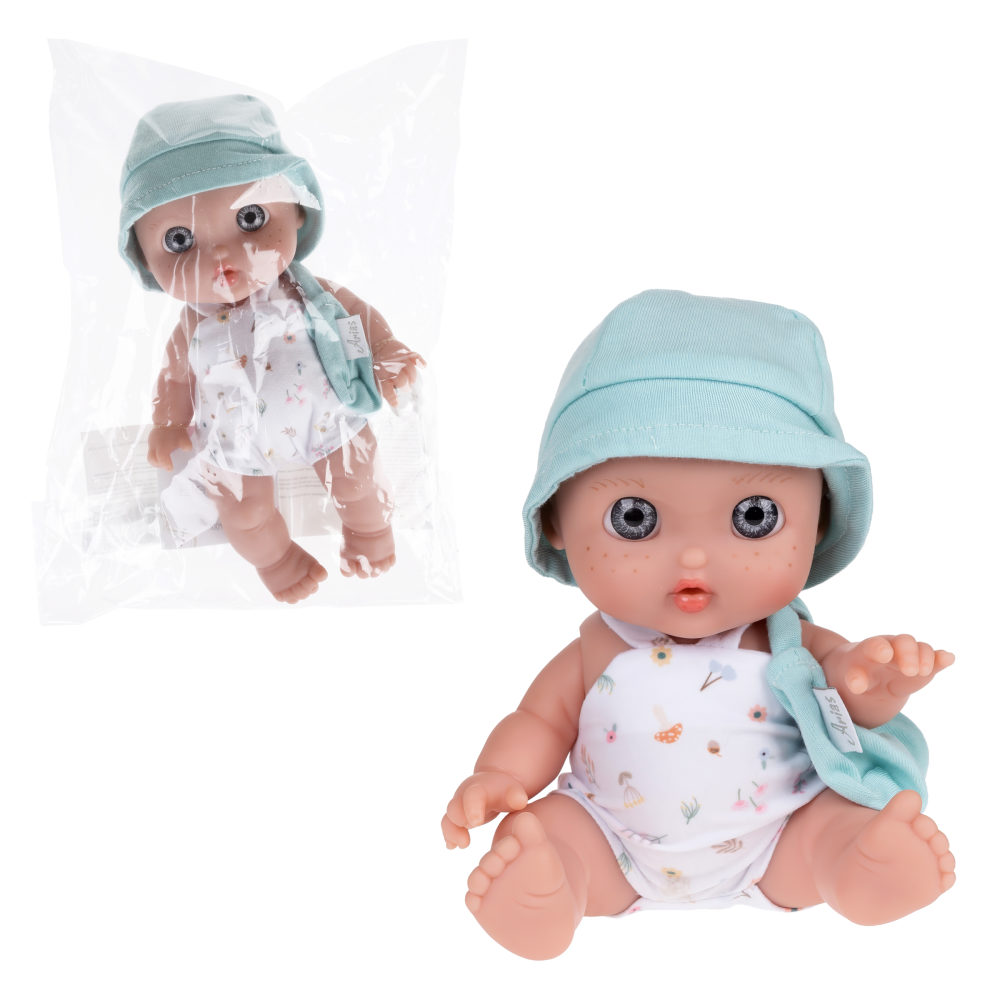 Испанская кукла для девочки reborn пупс Arias виниловая, силиконовая, 17 см