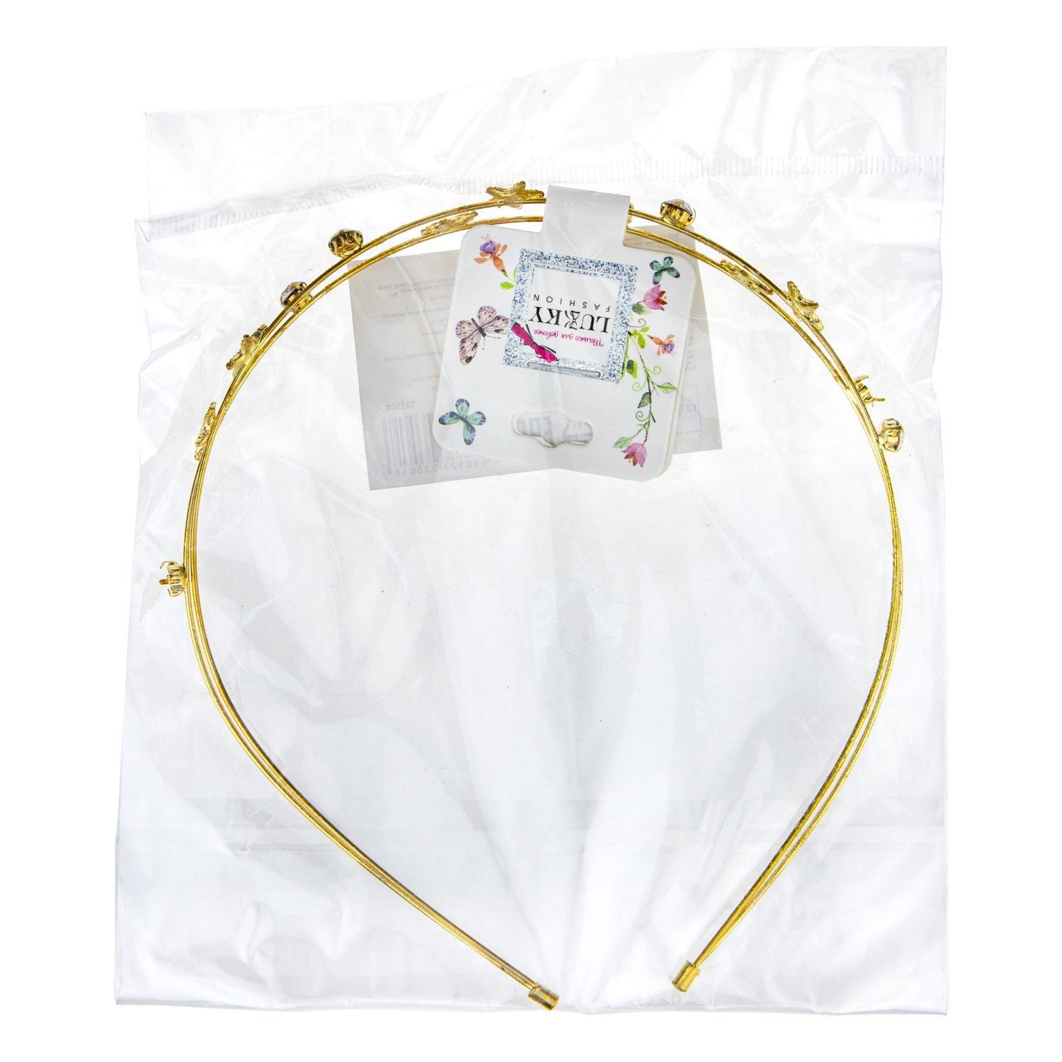 Lukky Fashion ободок 1 шт, жемчужины, звездочки