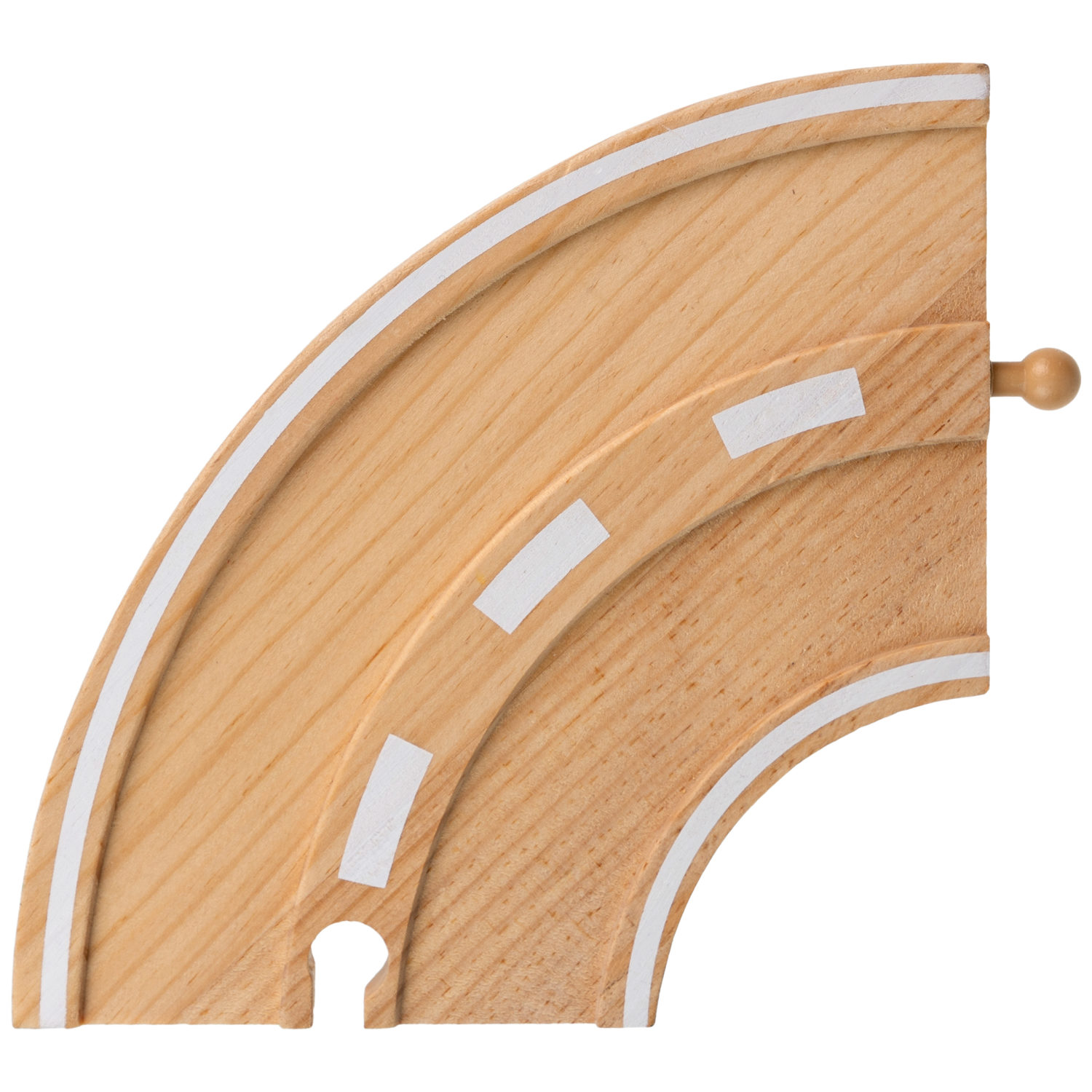 Деревянная железная дорога 1TOY GOODOK "Осторожо, переезд!" с электропоездом и аксессуарами, 35 деталей