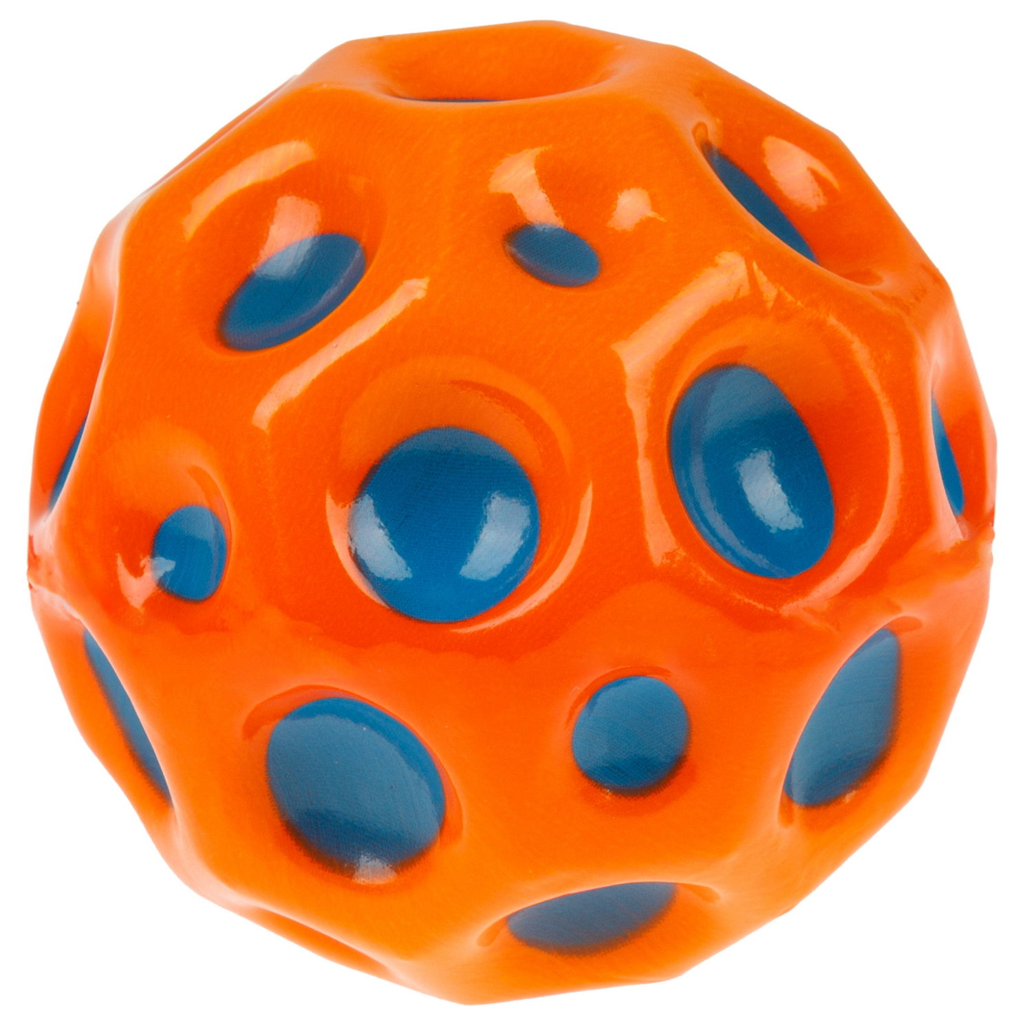 Мяч 1TOY Крутой замес Moon Ball классический, 6 см, оранжевый