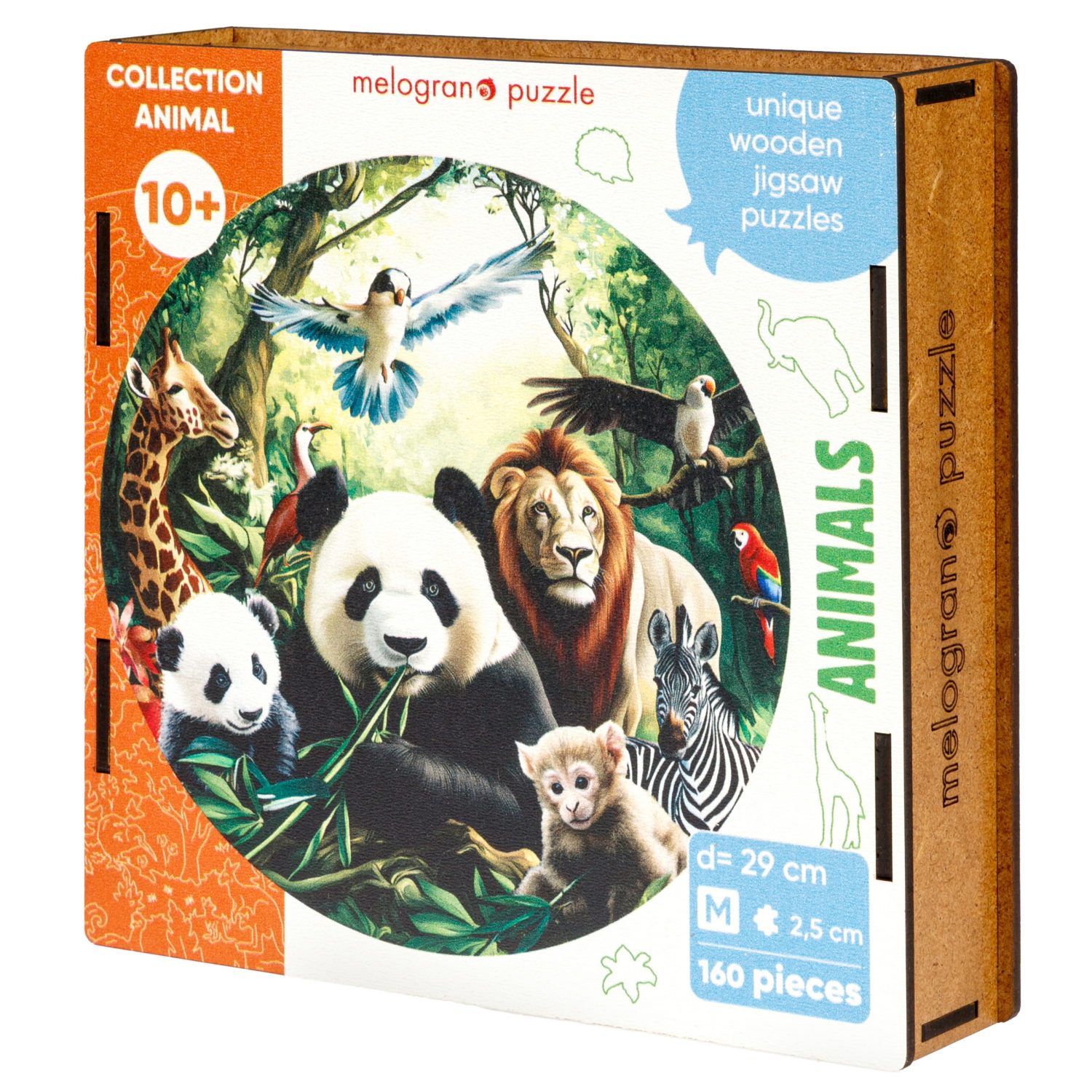 Пазлы Collection Animals Животные, 160 деталей