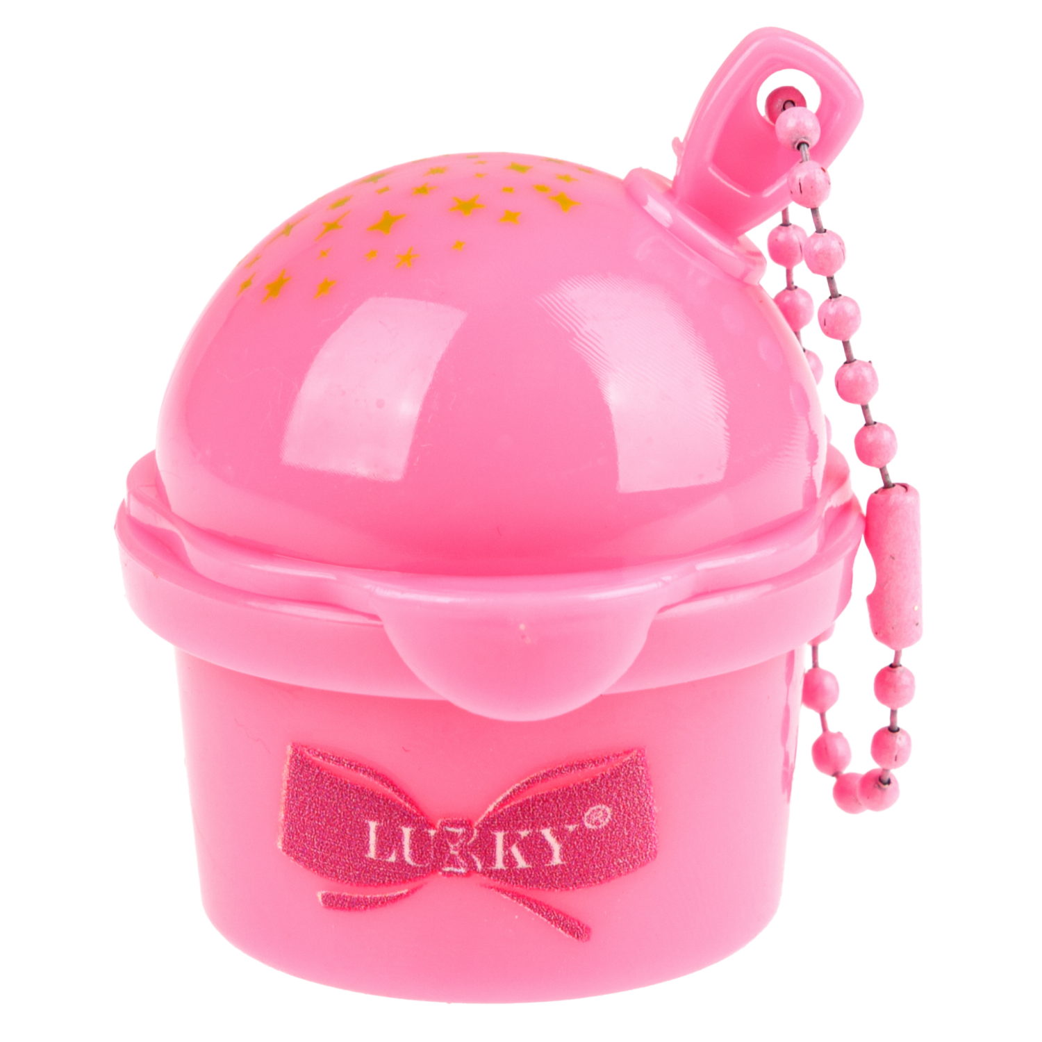 Бальзам для губ детский Lukky Dessert Smoothie, розовый,с ароматом фруктового десерта, 8 г, с цепочкой