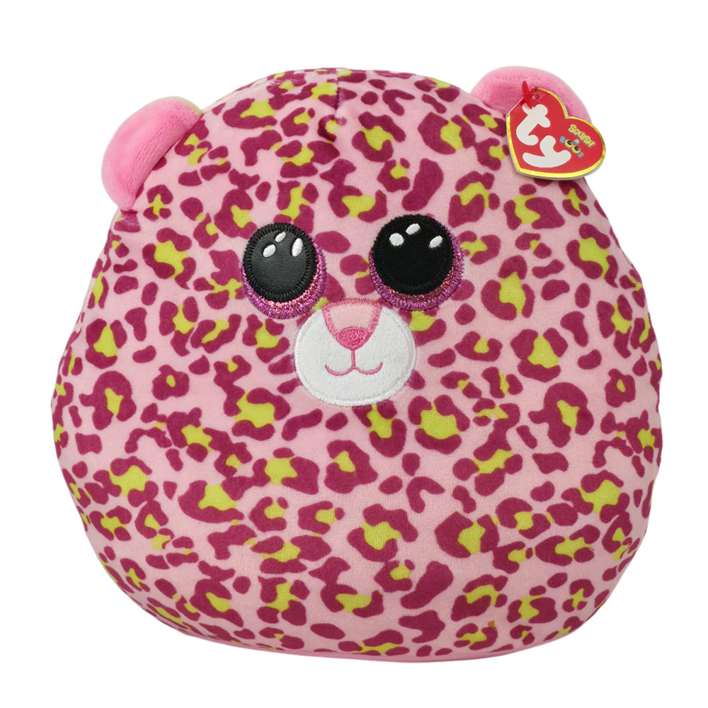 Мягкая игрушка TY Squish-A-Boos Леопард Lainey, 25 см