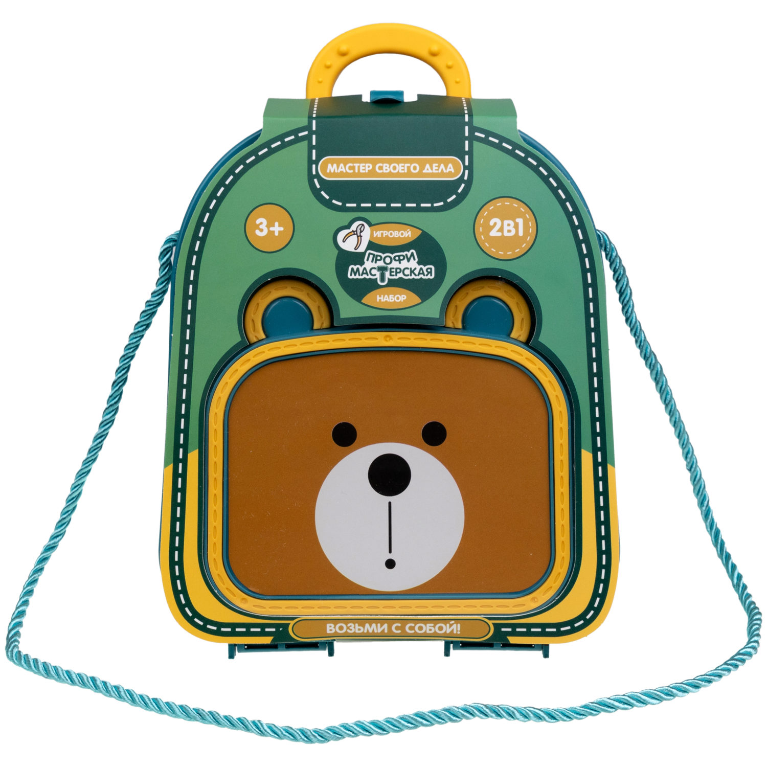 Игровой набор в рюкзачке 1TOY Профи Мастерская, 14 предметов
