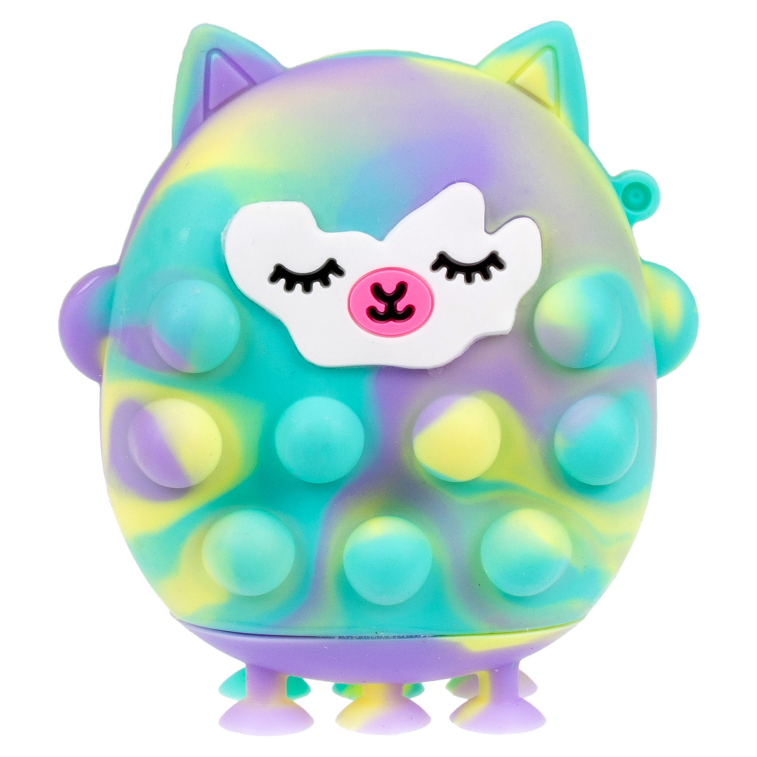 1toy Жмяка Hit Pop It "Лама" 8х7х2 см на присосках, 4 вида в ассортименте