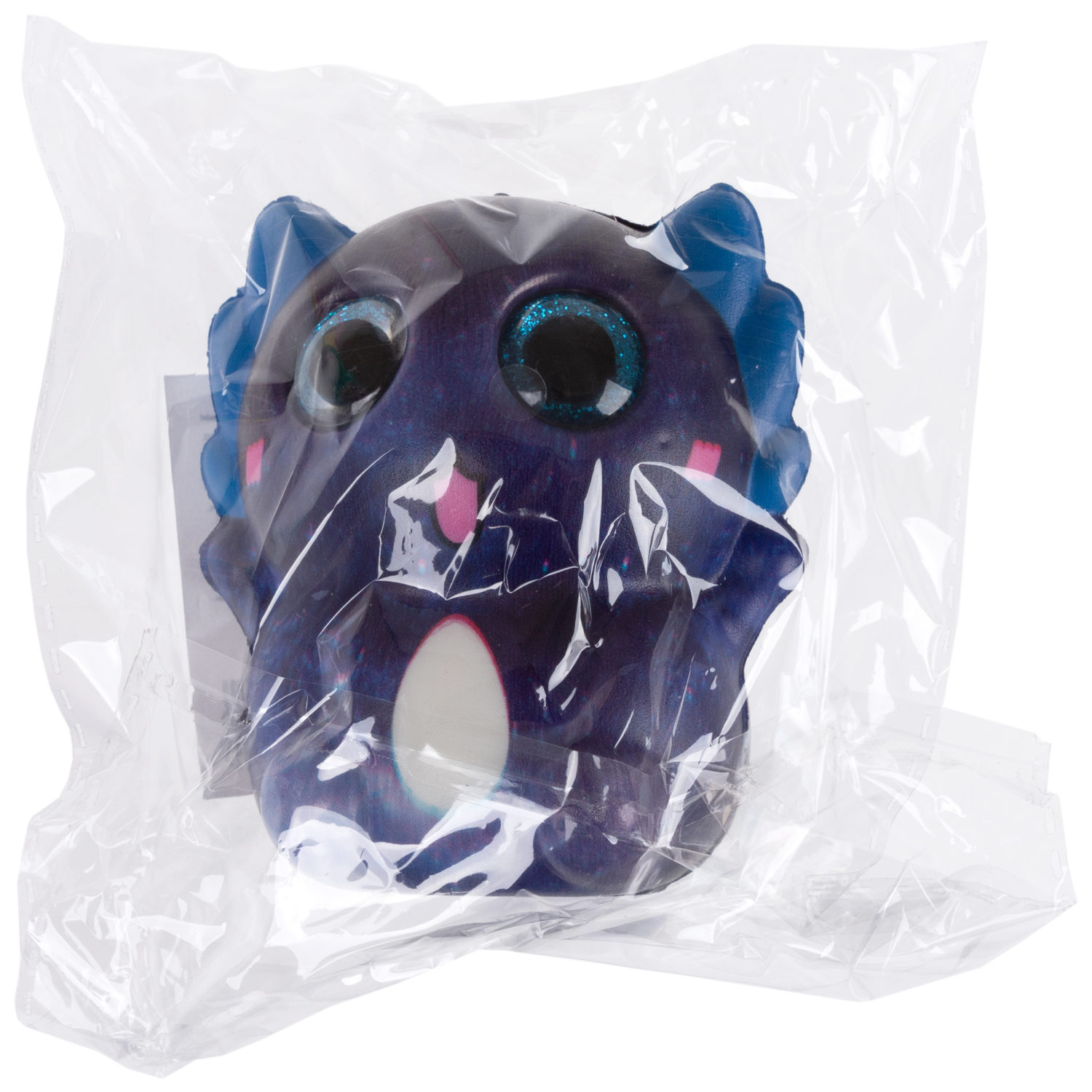 Глазастый сквиш 1TOY Аксолотль, игрушка-антистресс для рук, жмякалка, 9х7,8 см, 6 видов в ассортименте